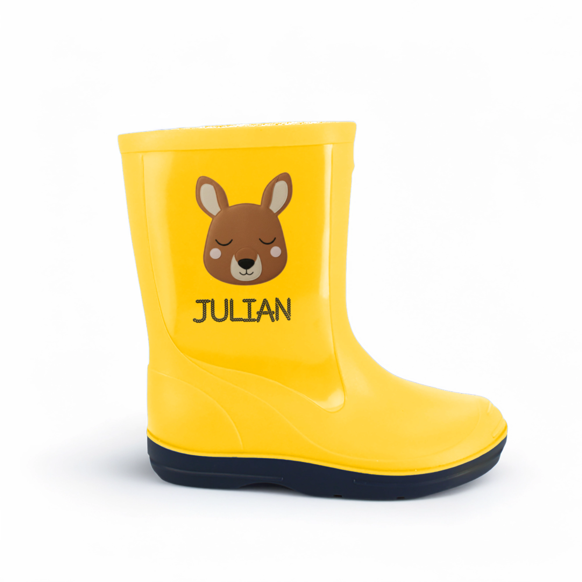 Personalisierte Gummistiefel mit Schlummer-Känguru