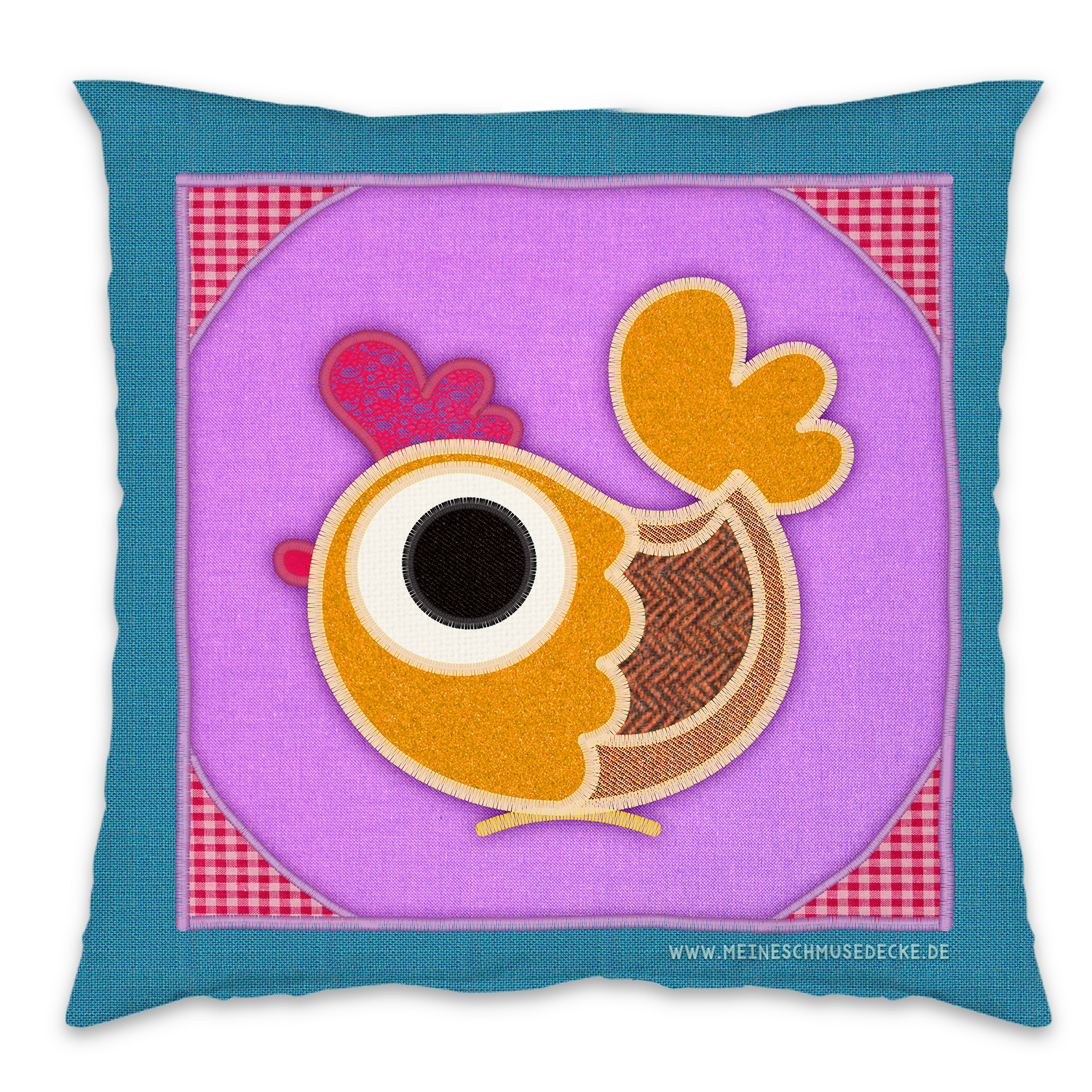 Kissen mit Huhn
