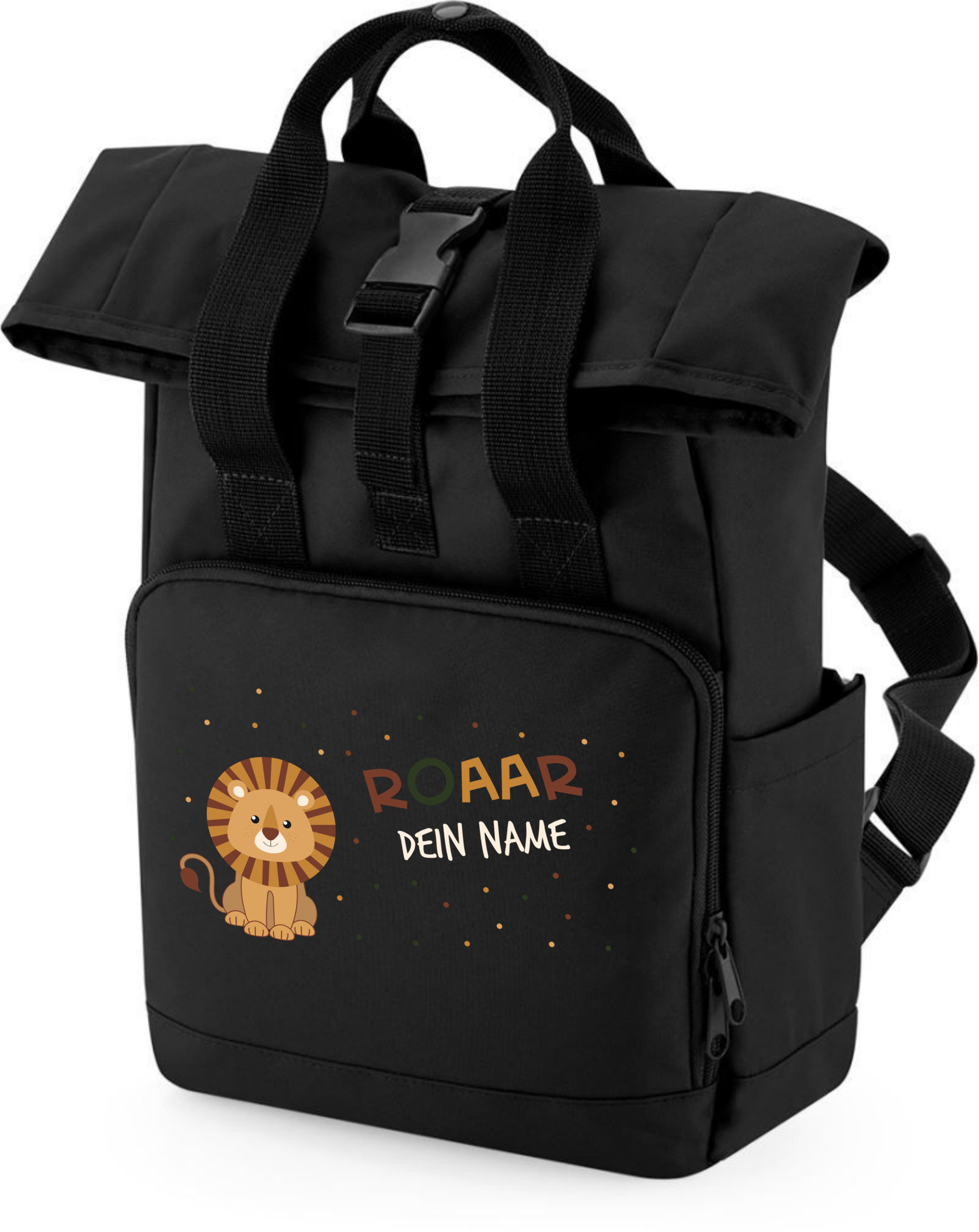 Rucksack - Löwe - Mit Namen personalisierbar
