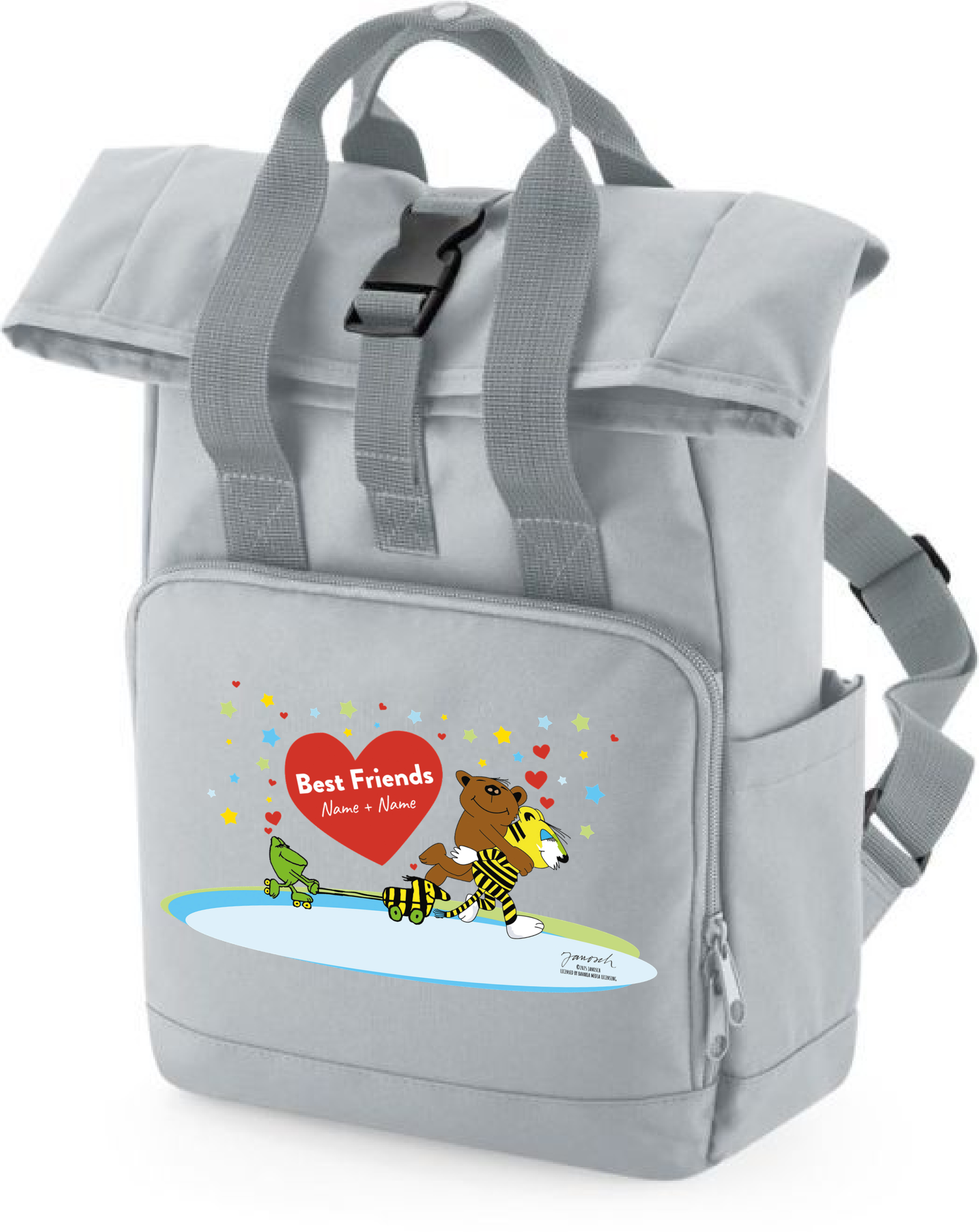 Janosch - Rucksack Best Friends - Mit Namen oder Text personalisierbar