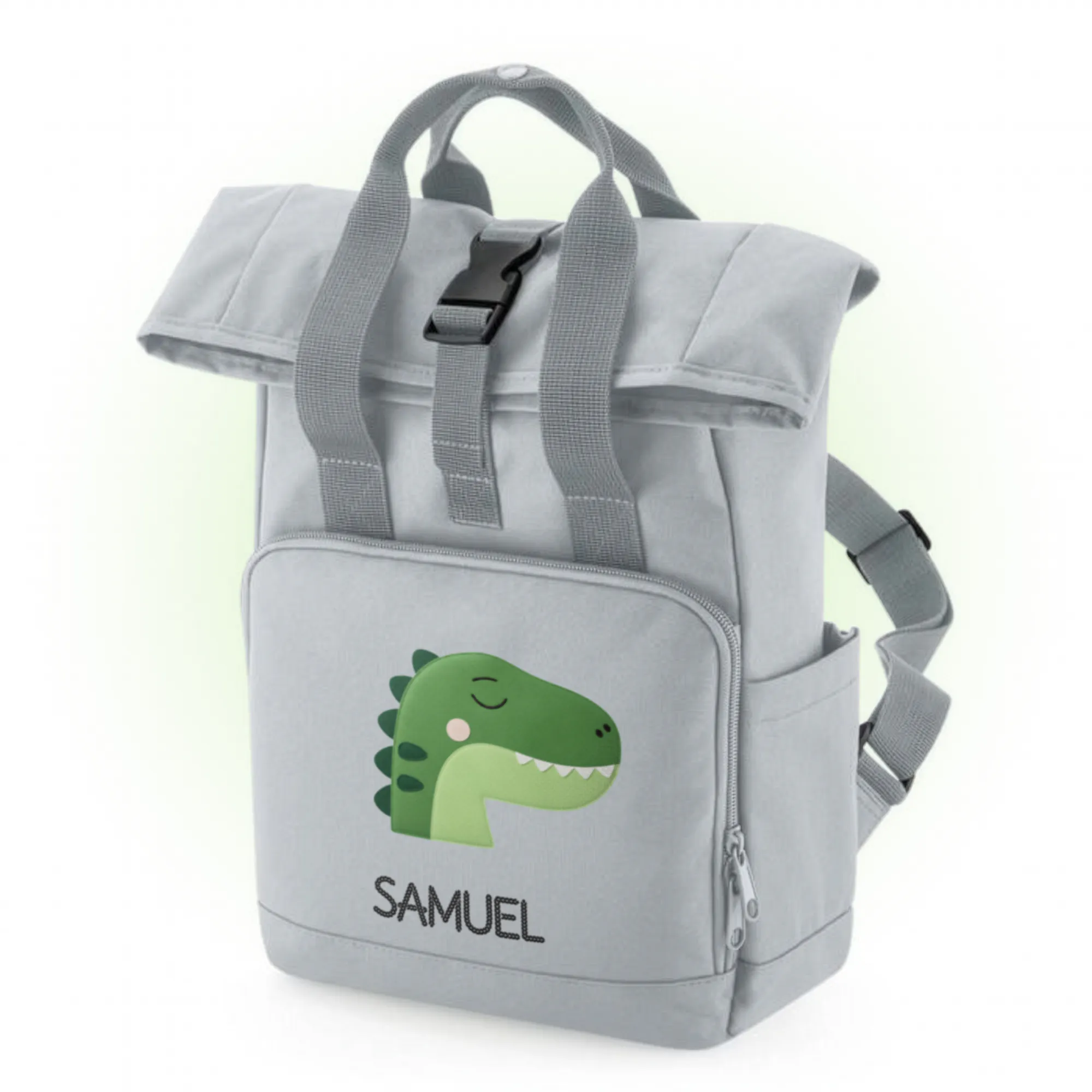 Schlummer Rucksack - Dino - Mit Namen personalisierbar