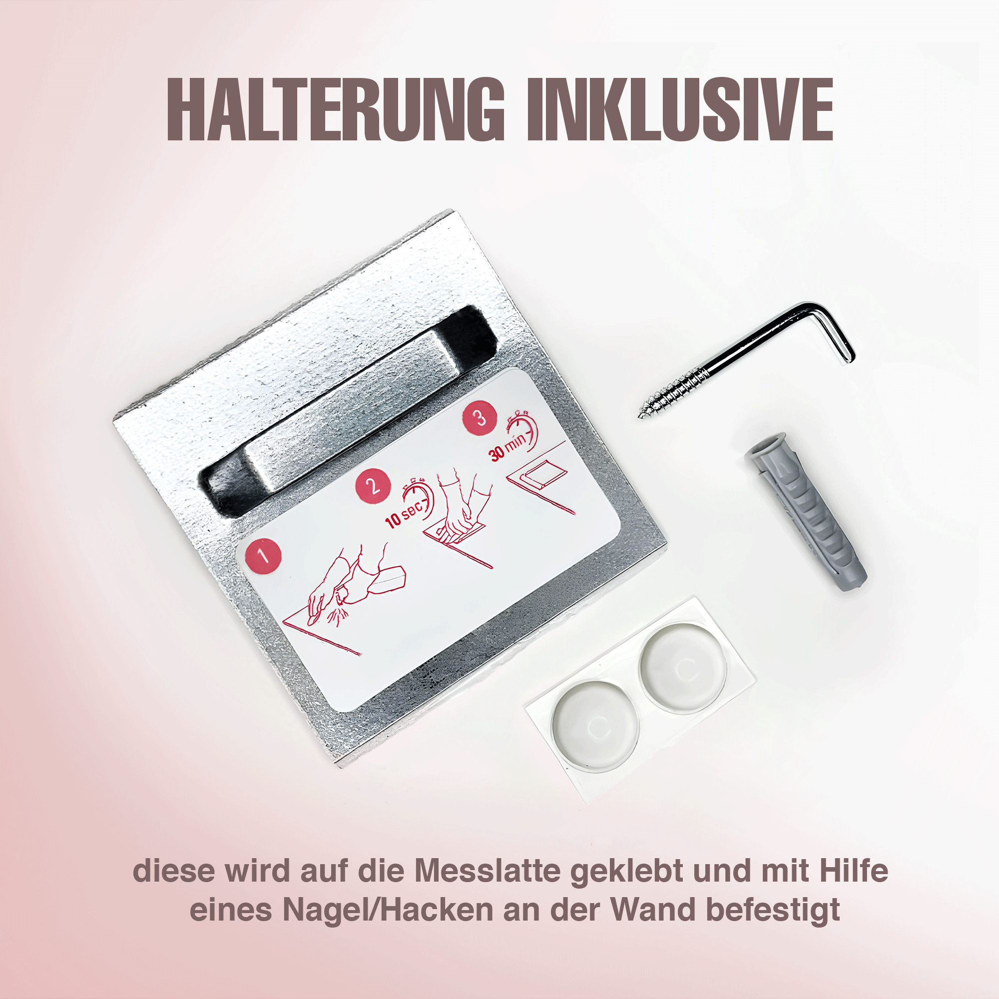 Messlatte - Feuerwehr - Mit Namen oder Text personalisierbar