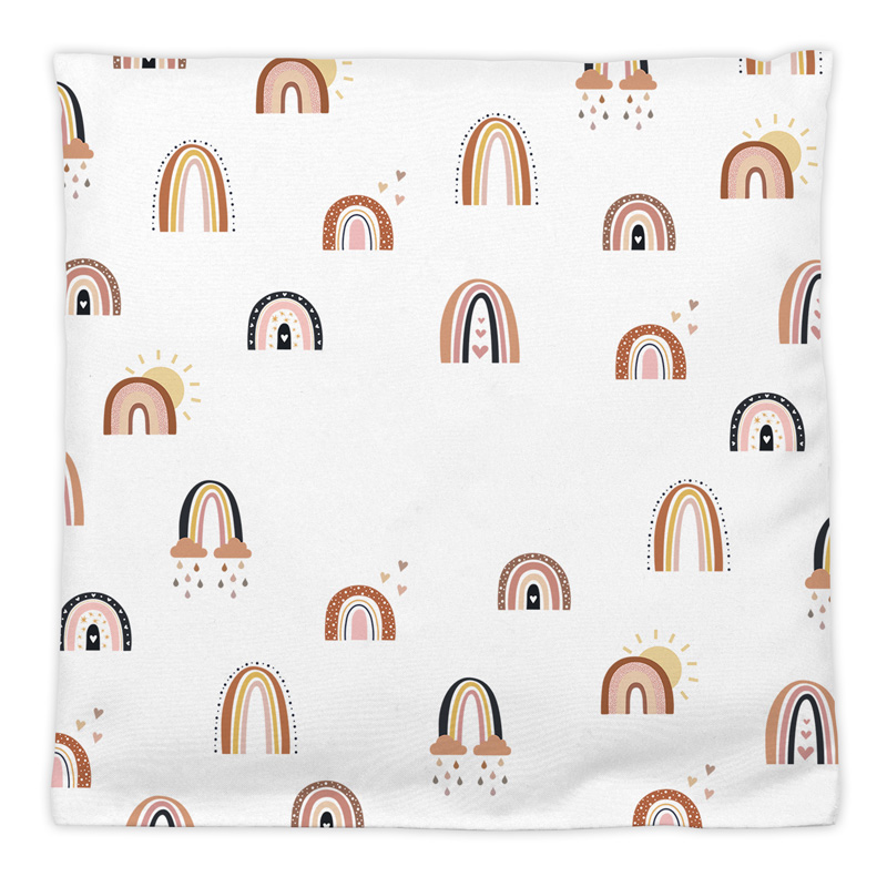 Regenbogenmuster - Kirschkernkissen mit Namen