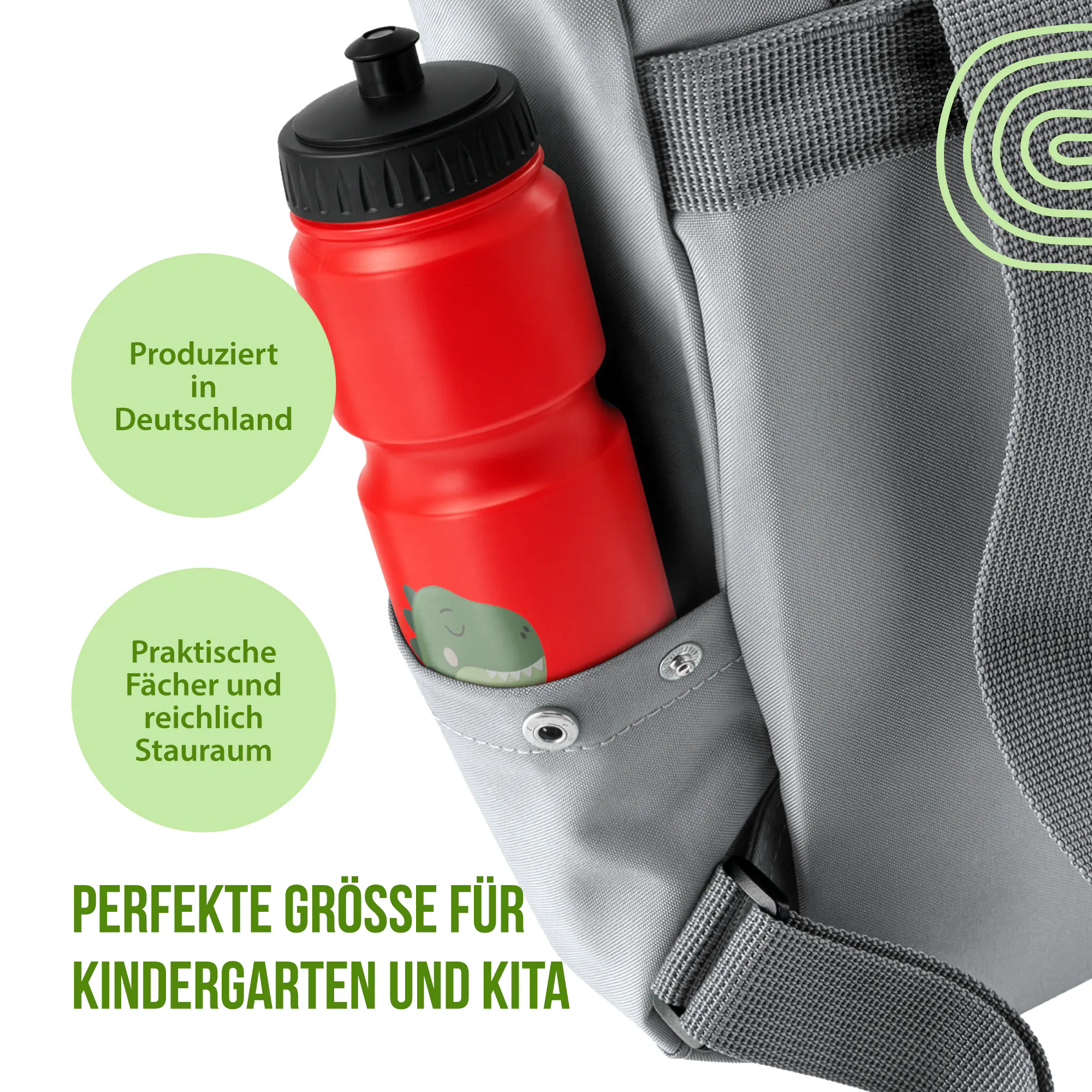 Schlummer Rucksack - Dino - Mit Namen personalisierbar