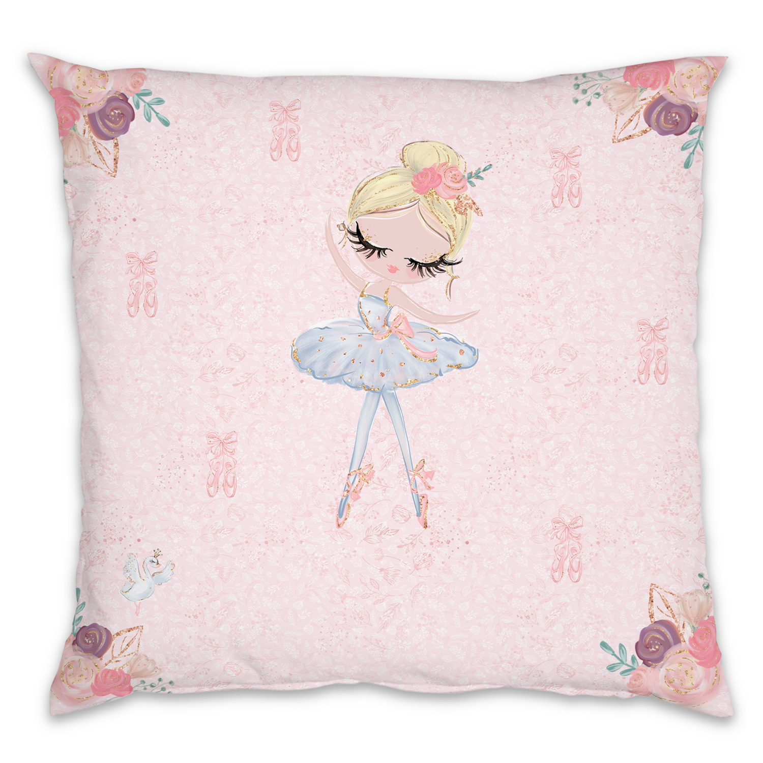 Ballerina 3 - Kissen mit Namen