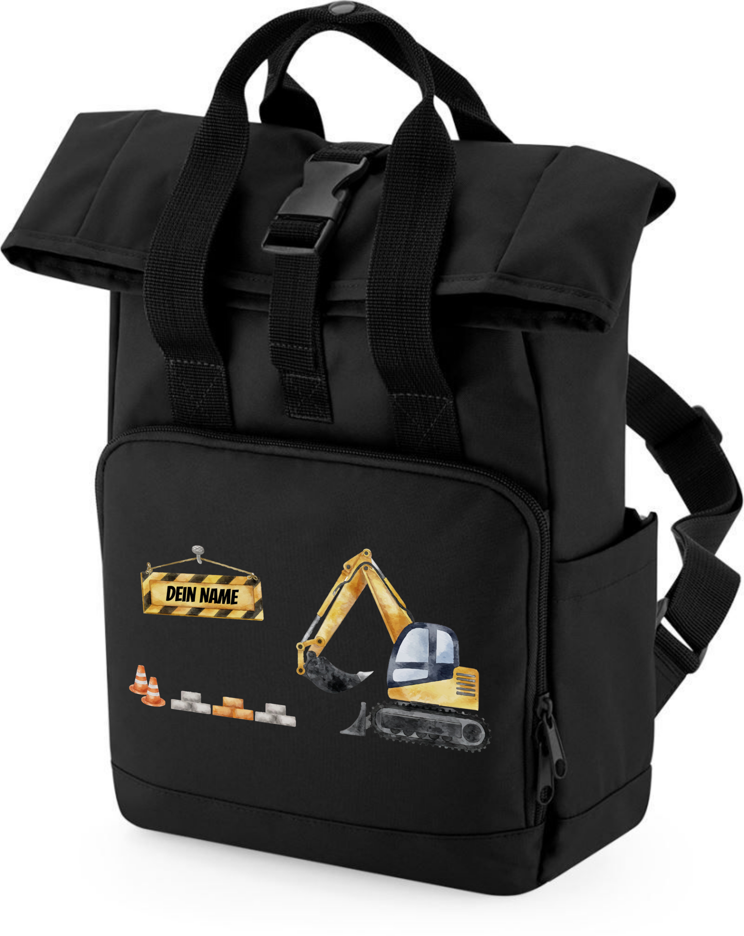 Rucksack Schwarz - Bagger 
