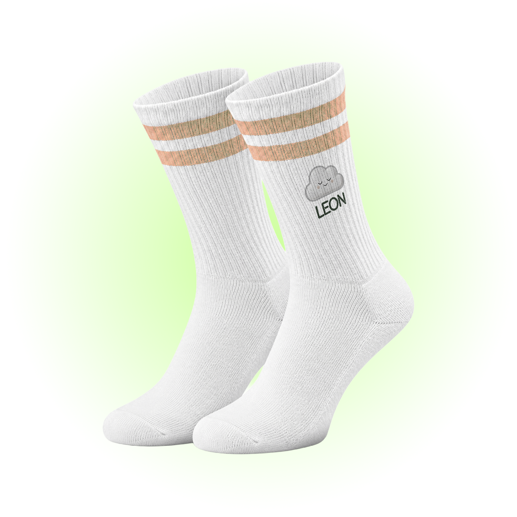 Schlummer Socke - Wolke - Personalisiert mit Namen