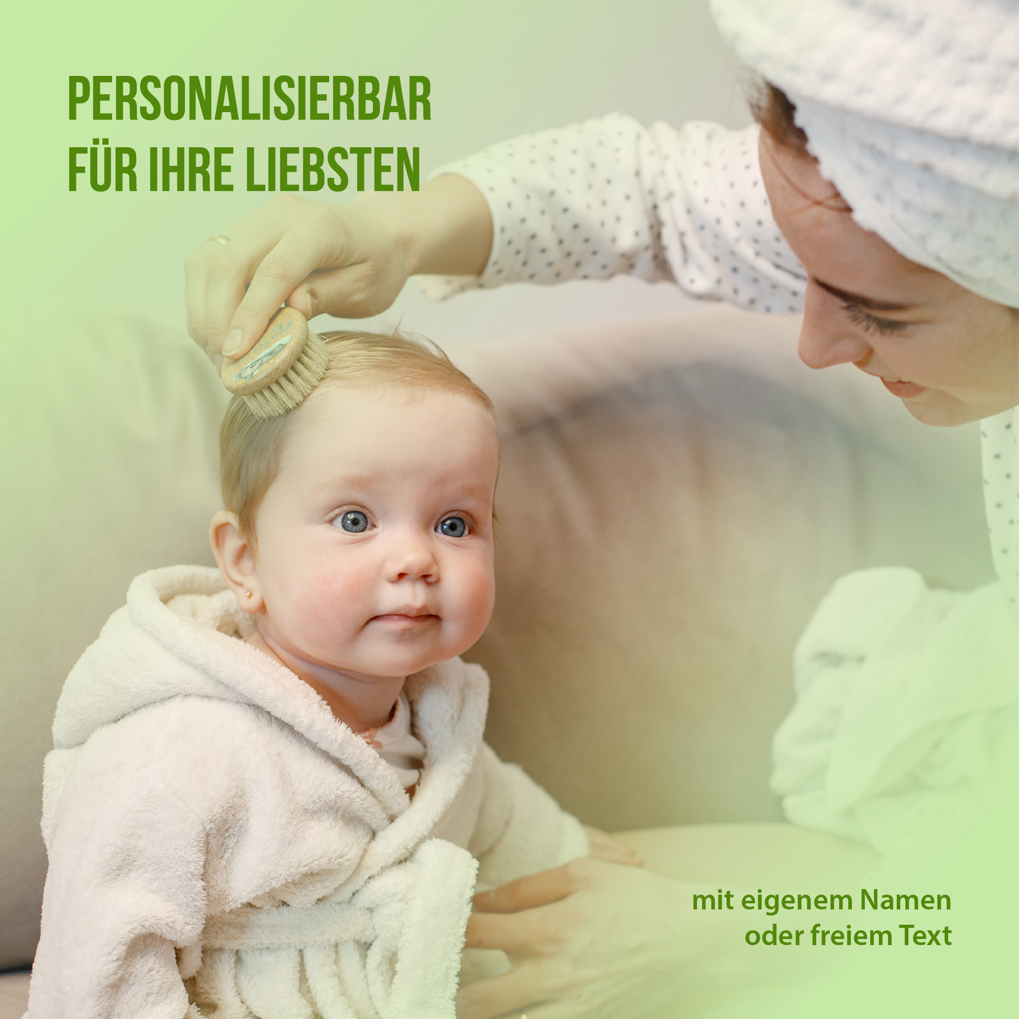 Babybürste - Koala - Mit Namen und Geburtsdatum