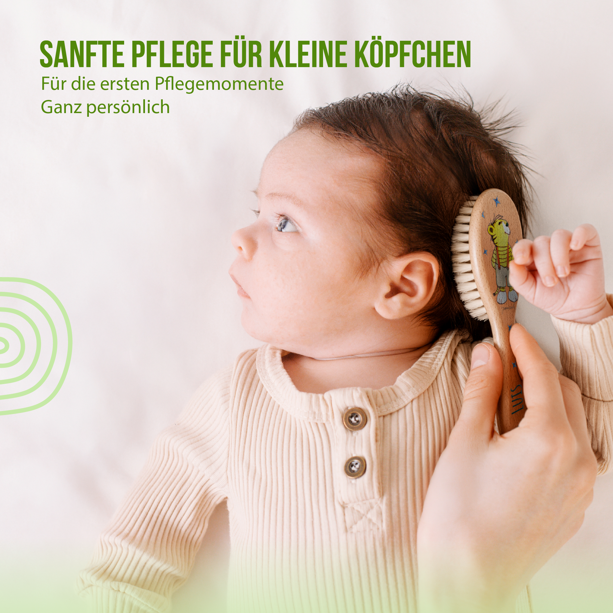 Janosch - Babybürste Stern - Mit Namen personalisierbar