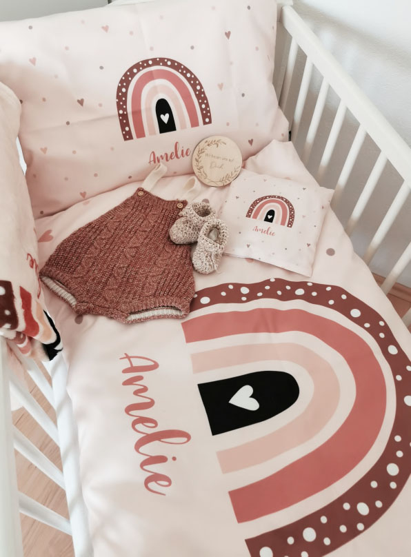 Bettbezug aus Mikrofaser Softine 100 x 135 cm, Selbst gestalten