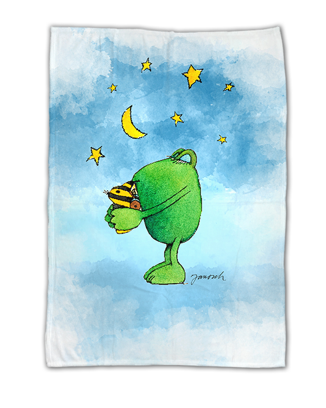 Janosch - Günter Mond - Kuscheldecke in 3 Größen verfügbar