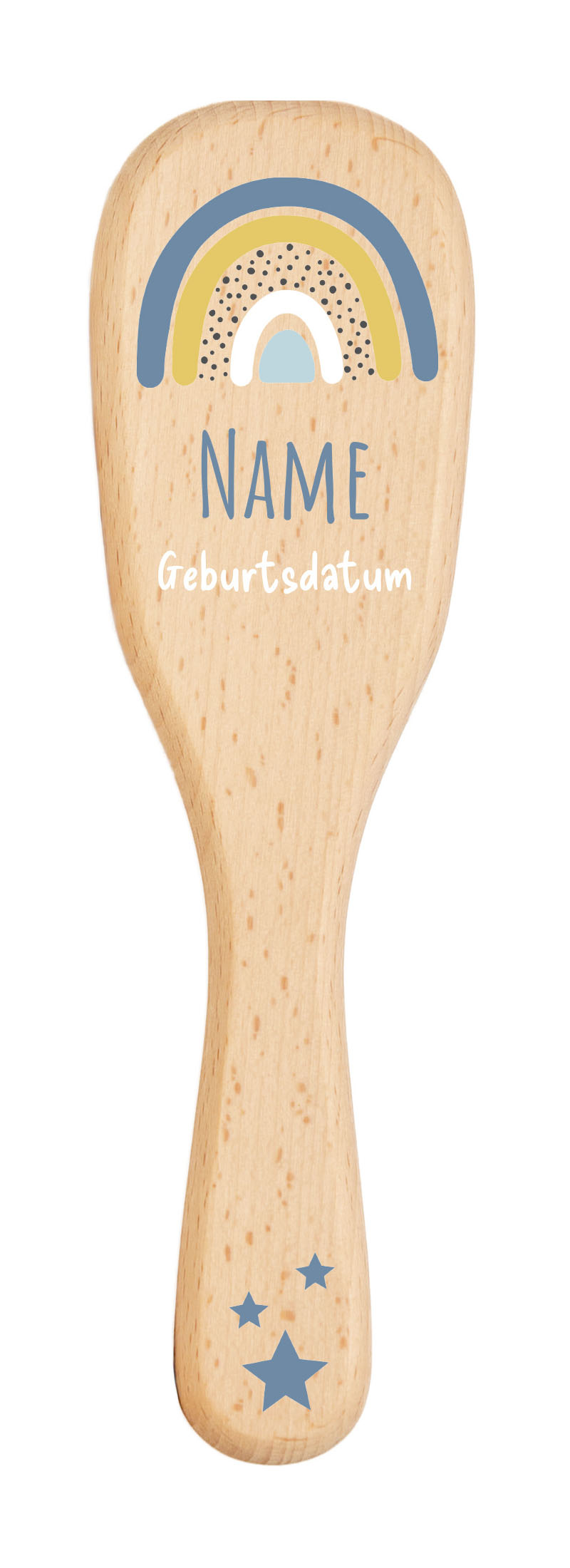 Babybürste Regenbogen Sternchen