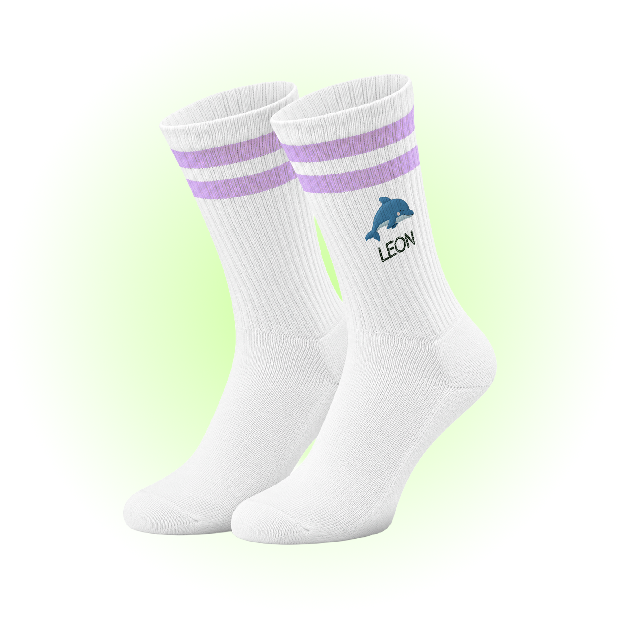 Schlummer Socke - Delfin - Personalisiert mit Name