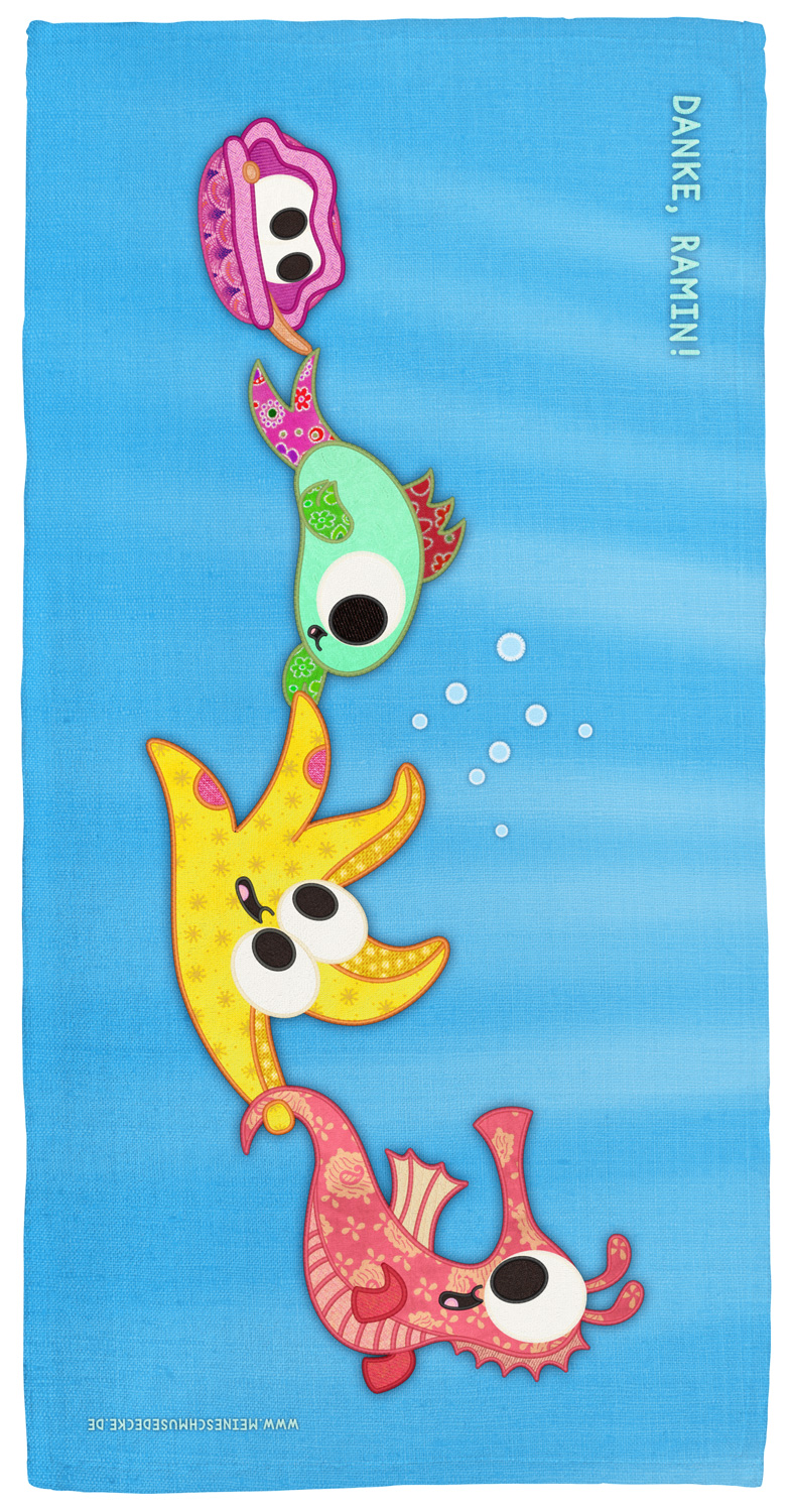 Studio Film Bender | Handtuch Design Polonaise + Text der Serie Meine Schmusedecke 