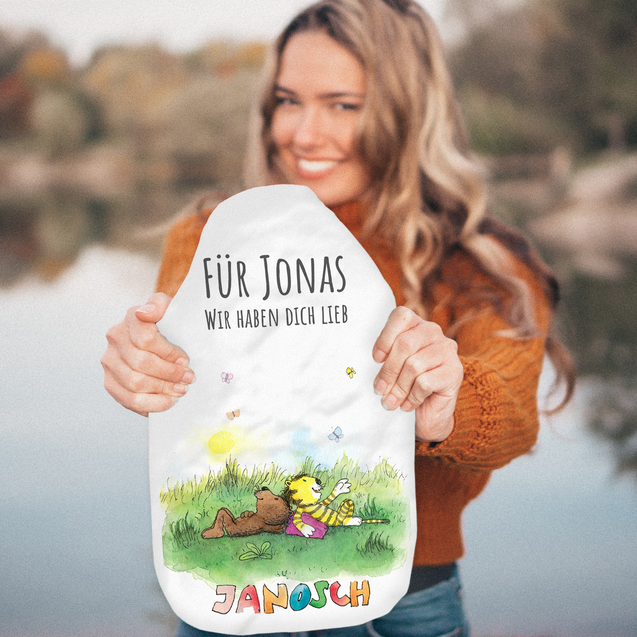 Janosch - Wiese Schmetterling - Wärmflasche