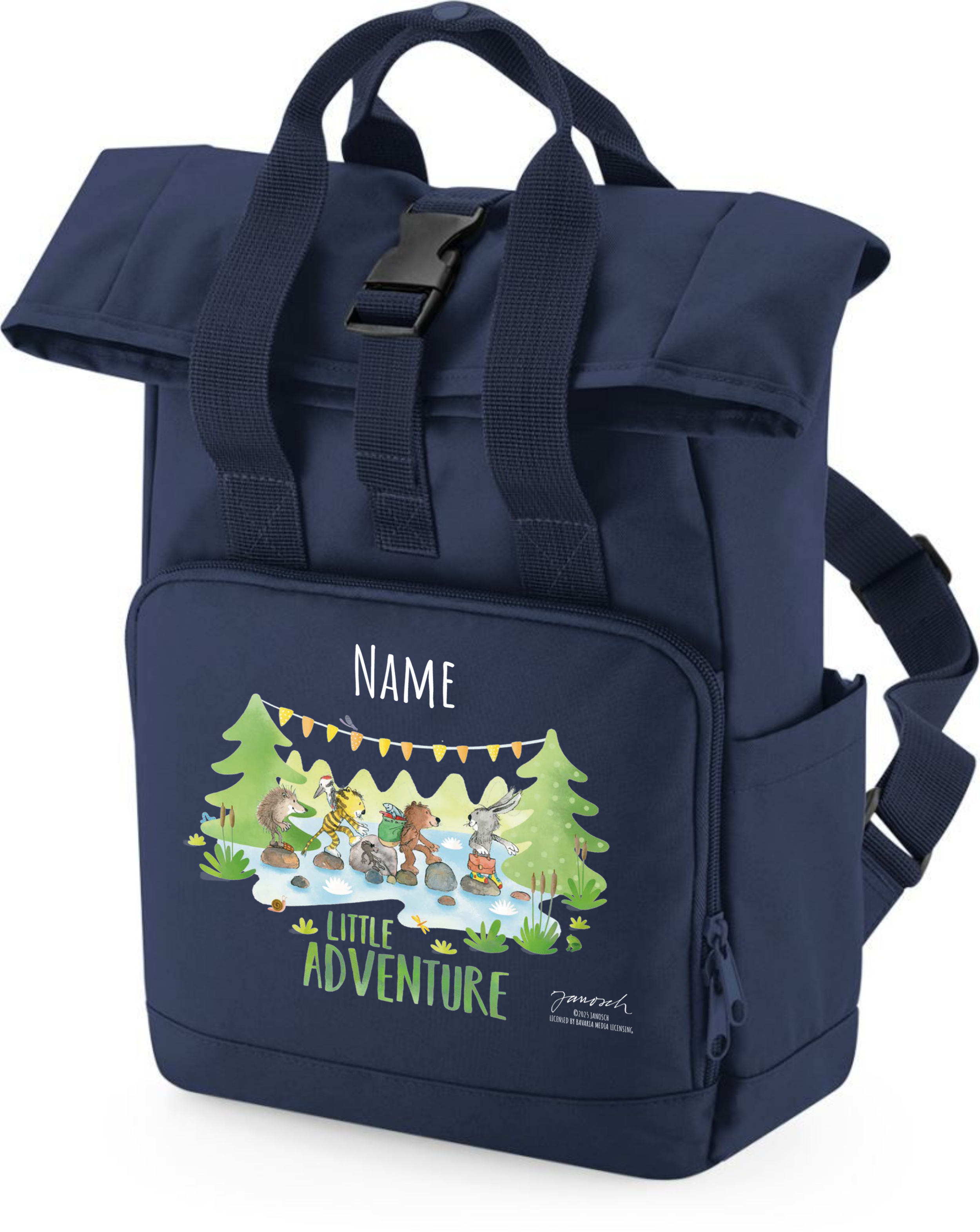Janosch - Rucksack Little Adventure River - Mit Namen personalisierbar