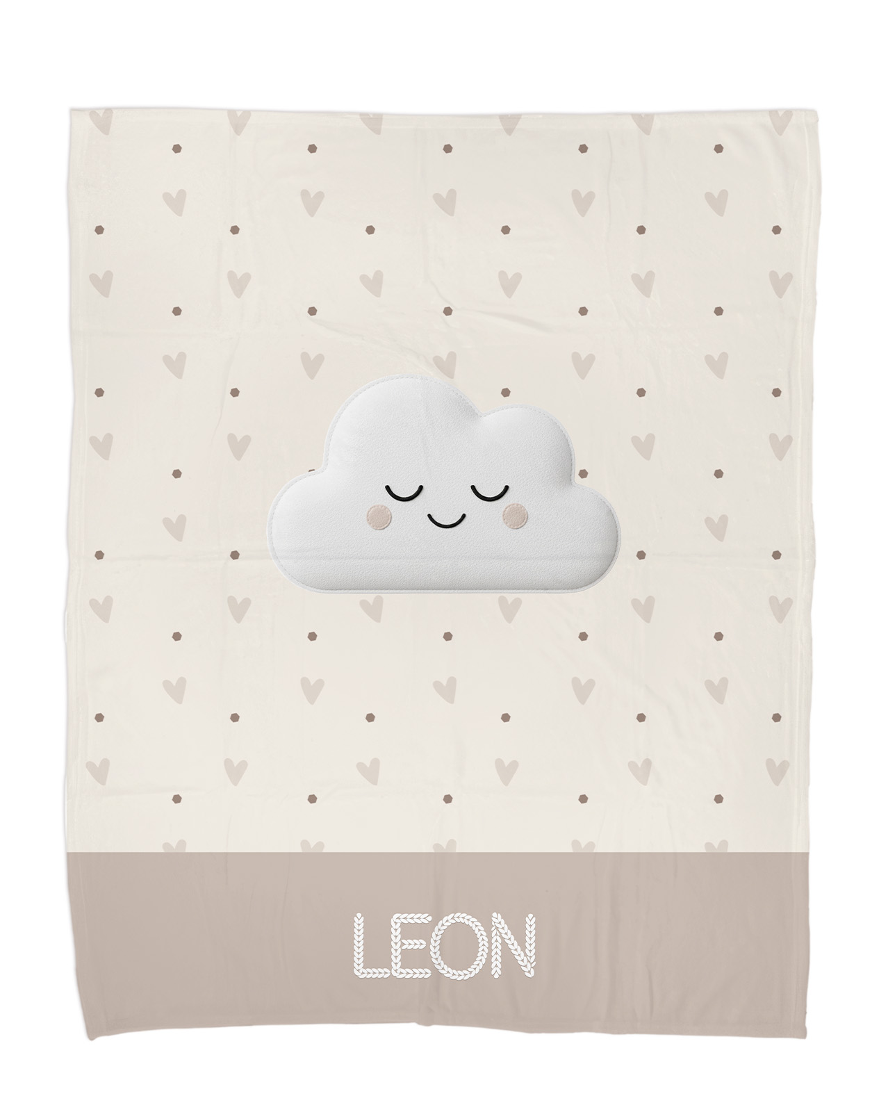 Kuscheldecke - Schlummer-Wolke - Mit Namen personalisierbar