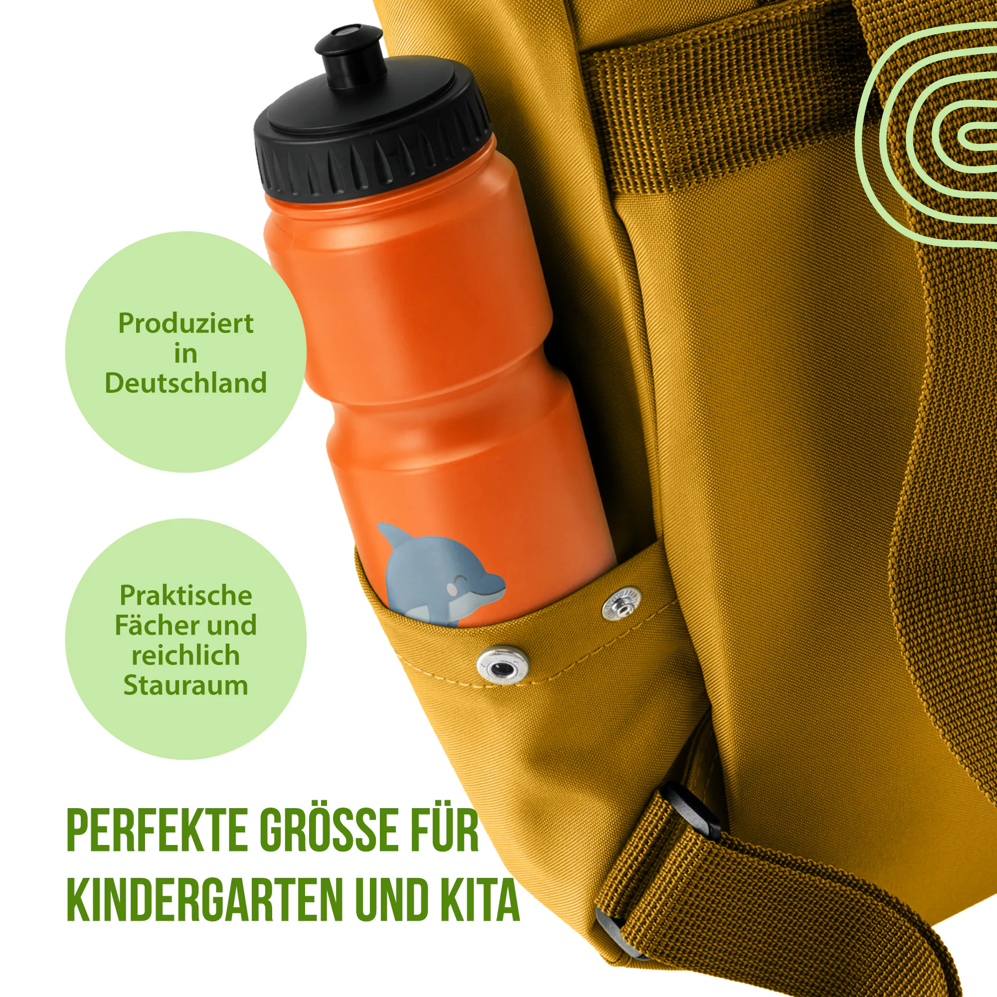 Schlummer Rucksack - Delfin - Mit Namen personalisierbar