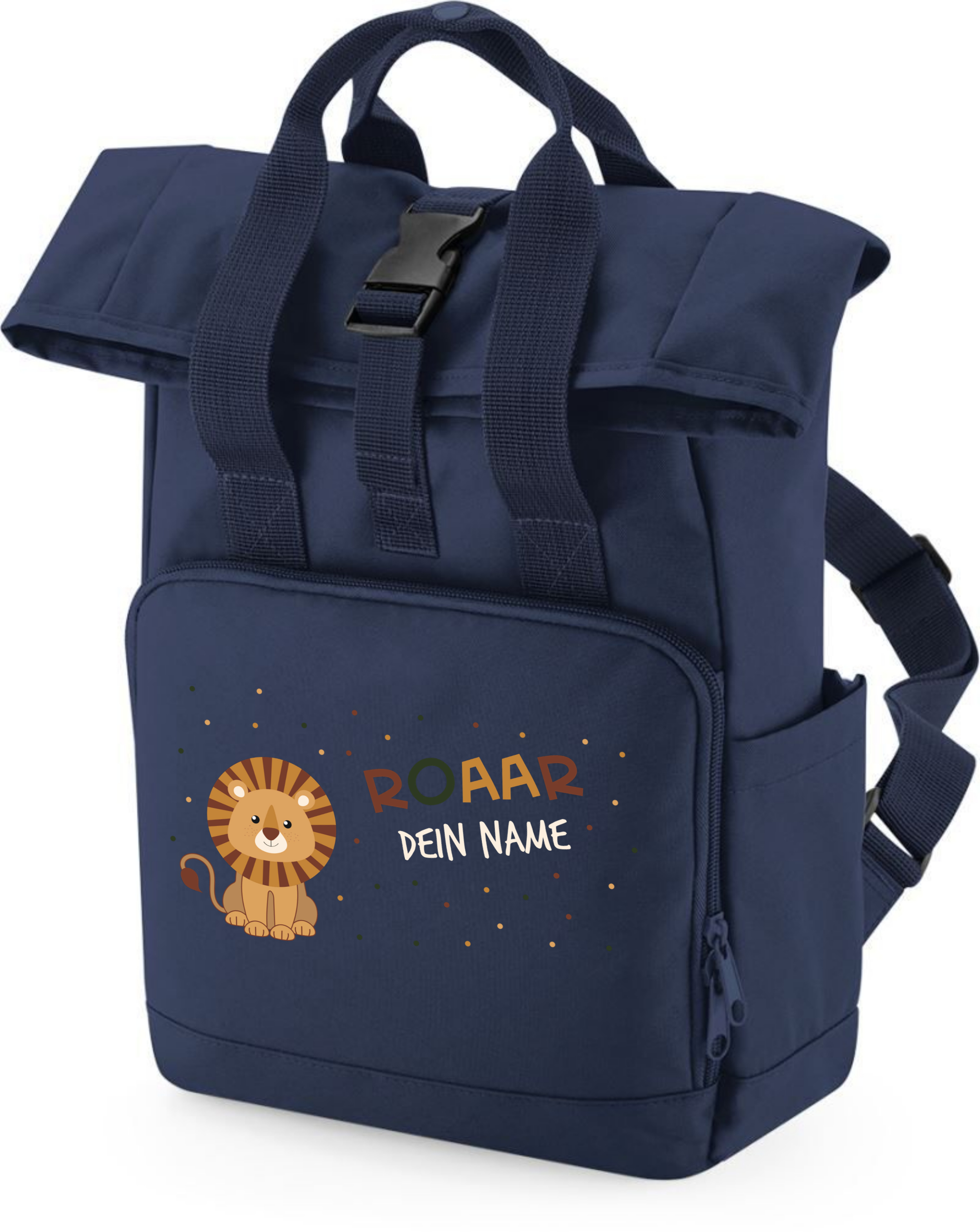 Rucksack Navy Blau - Löwe