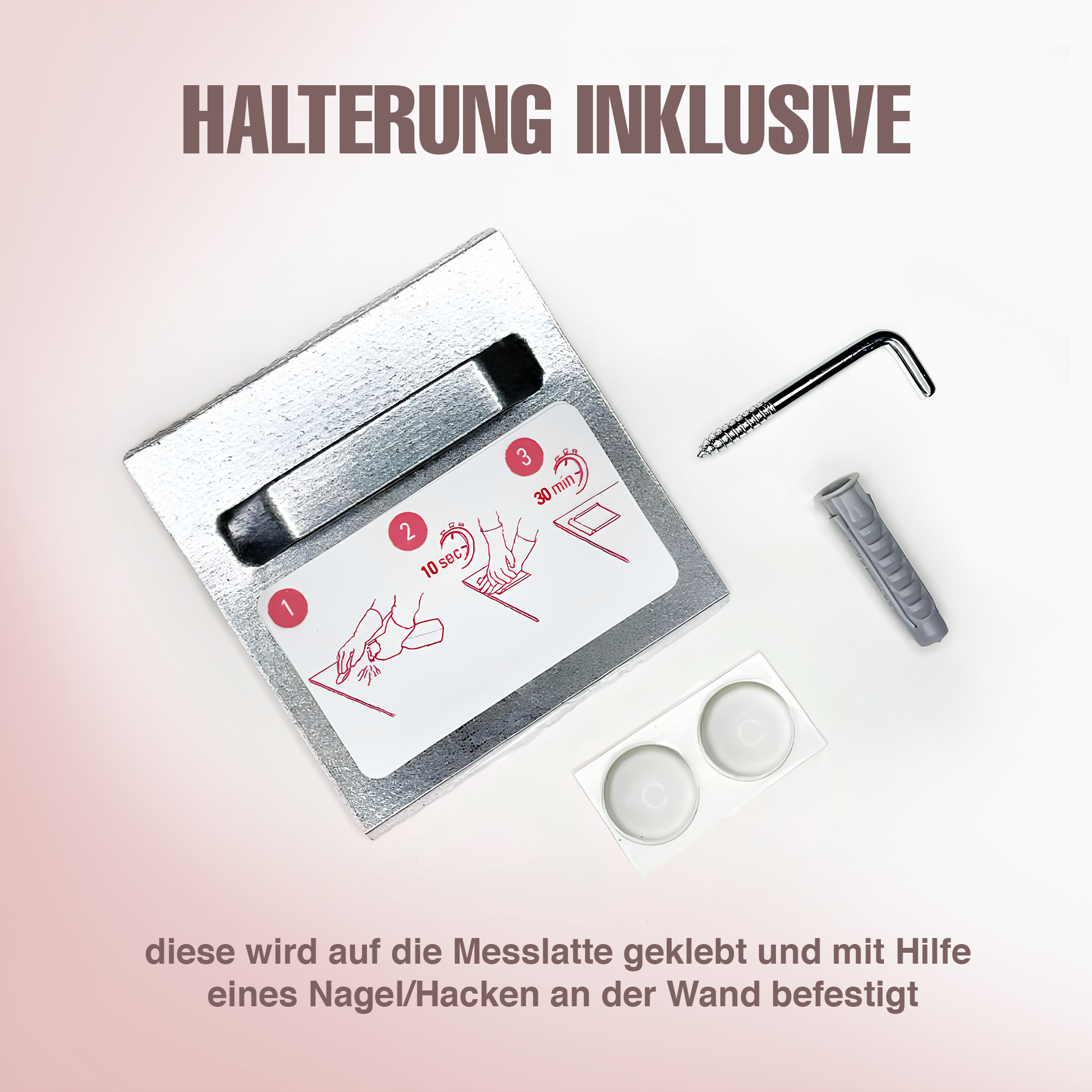 Messlatte für Kinder personalisiert mit Namen und eigenen Texten - Design Dschungel