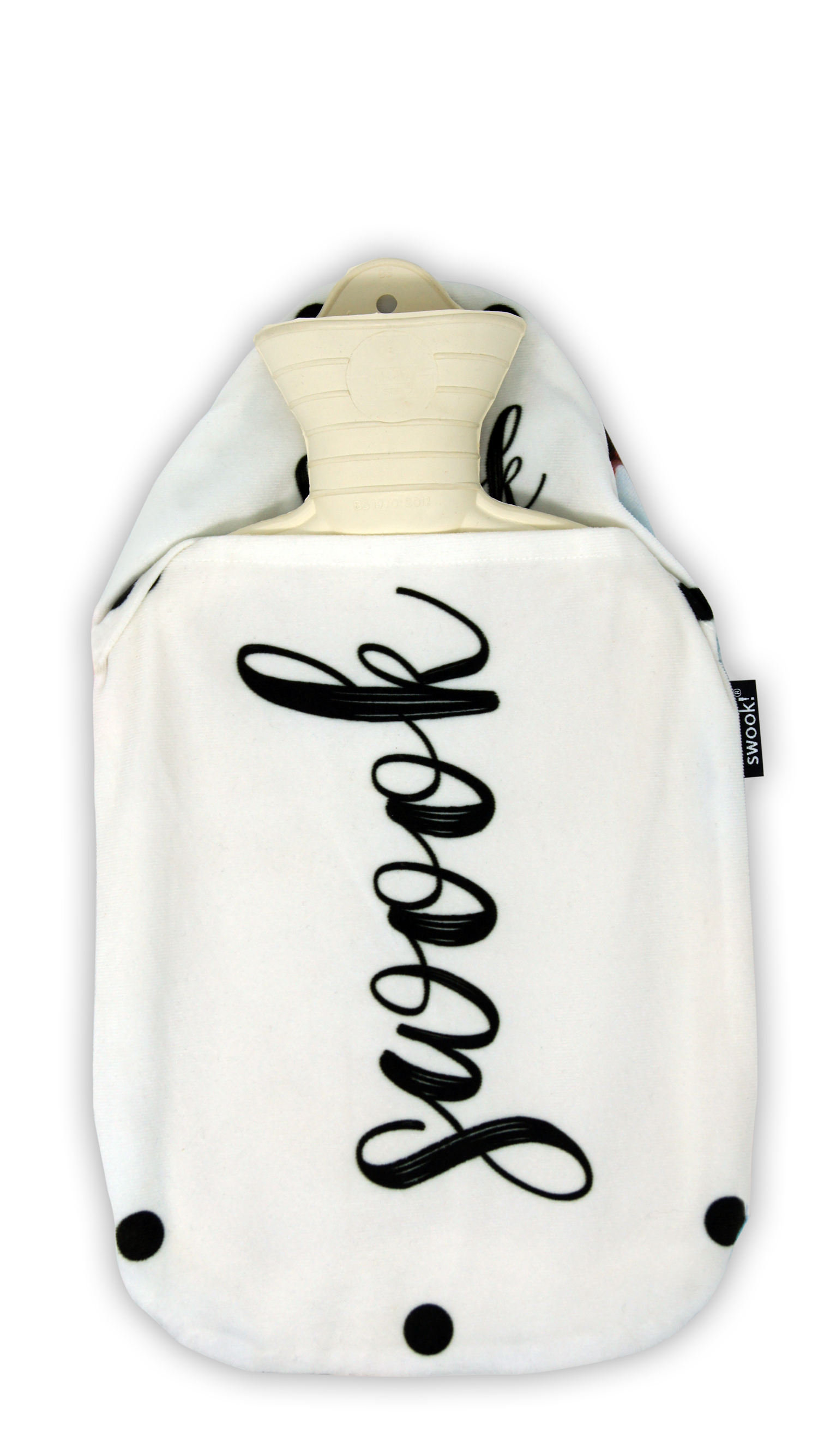 Wärmflasche & Bezug 2,0l auf Samt, selbst gestalten