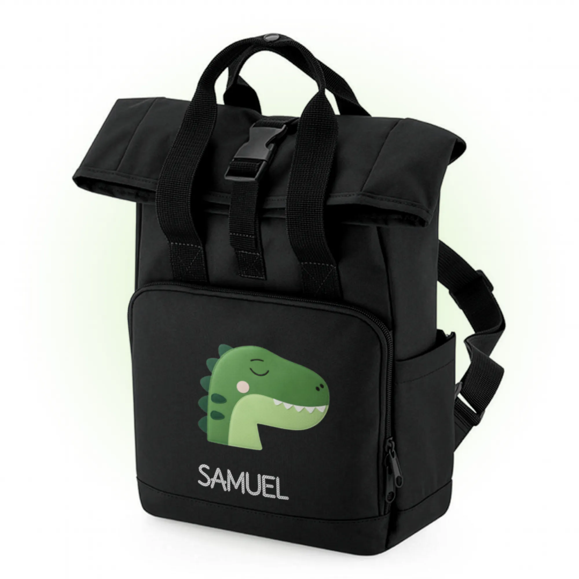 Schlummer Rucksack - Dino - Mit Namen personalisierbar