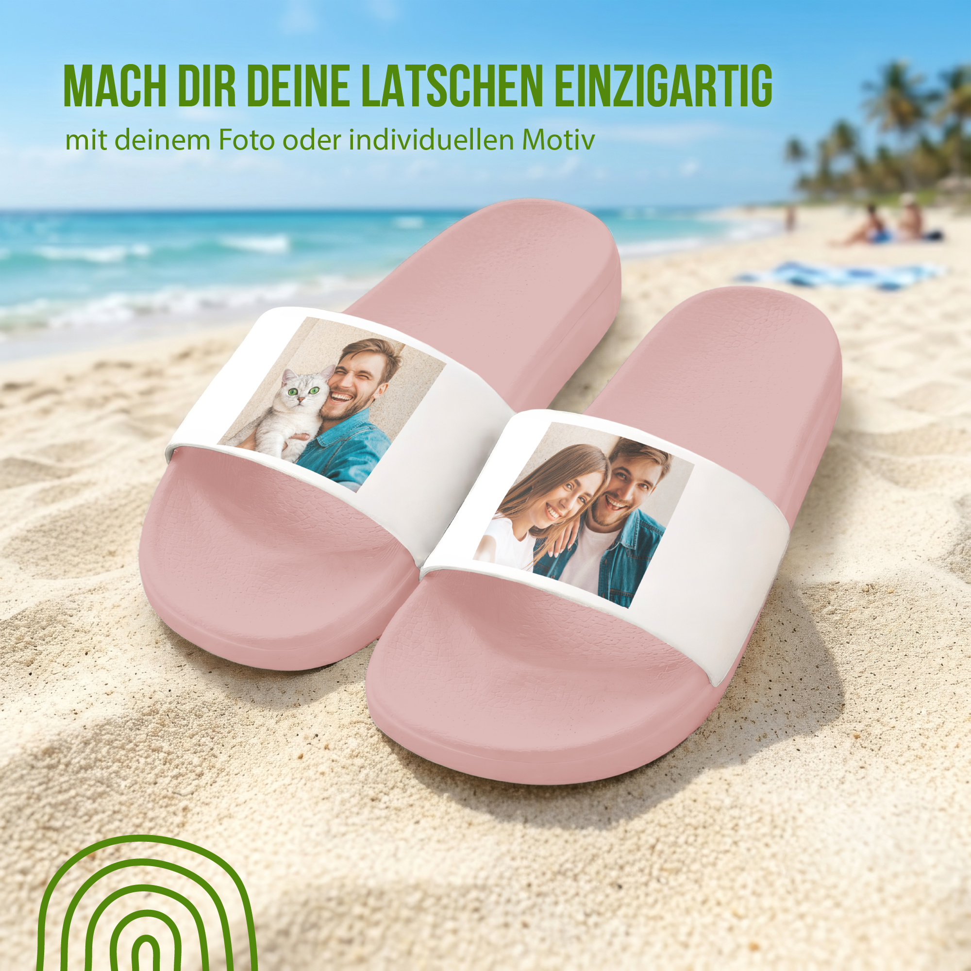 Badelatschen - Für Kinder und Erwachsene - Mit Foto und Text personalisierbar