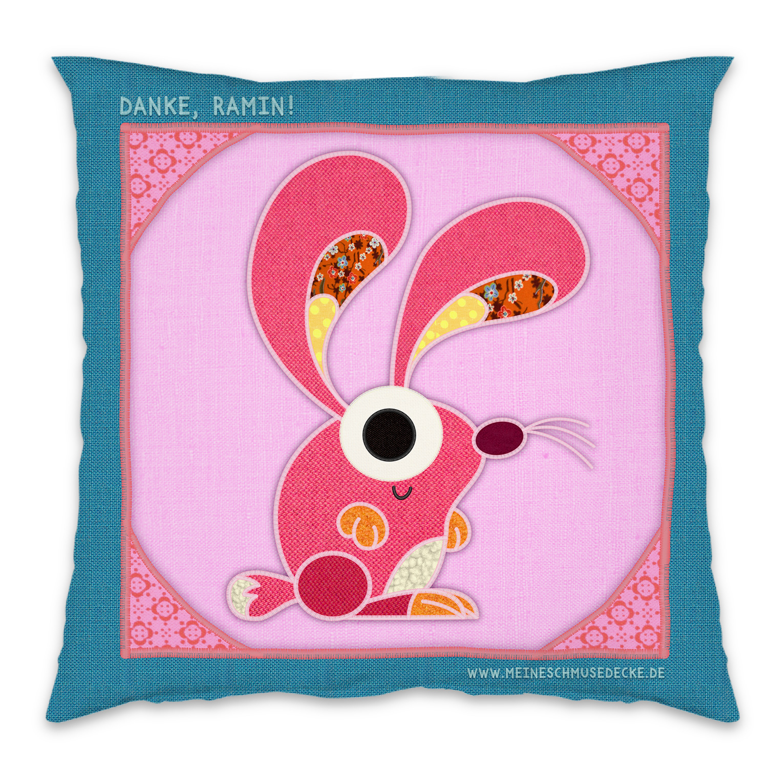Kissen mit Hase