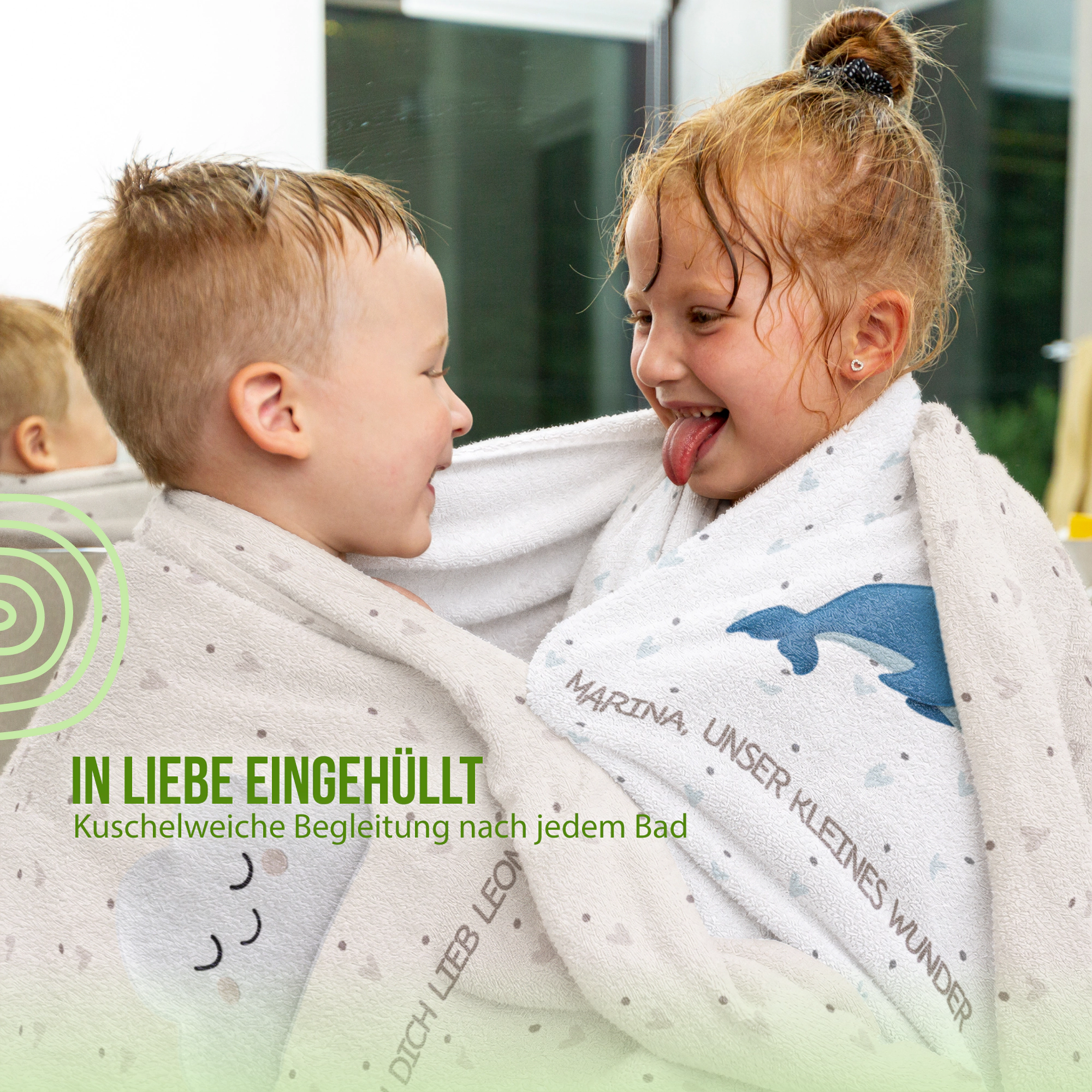 Personalisiertes Handtuch mit Schlummer-Wolke