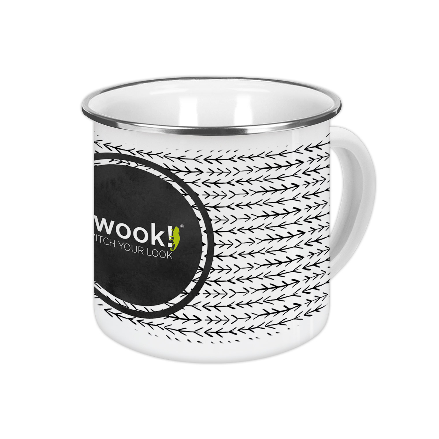 Emaille-Tasse