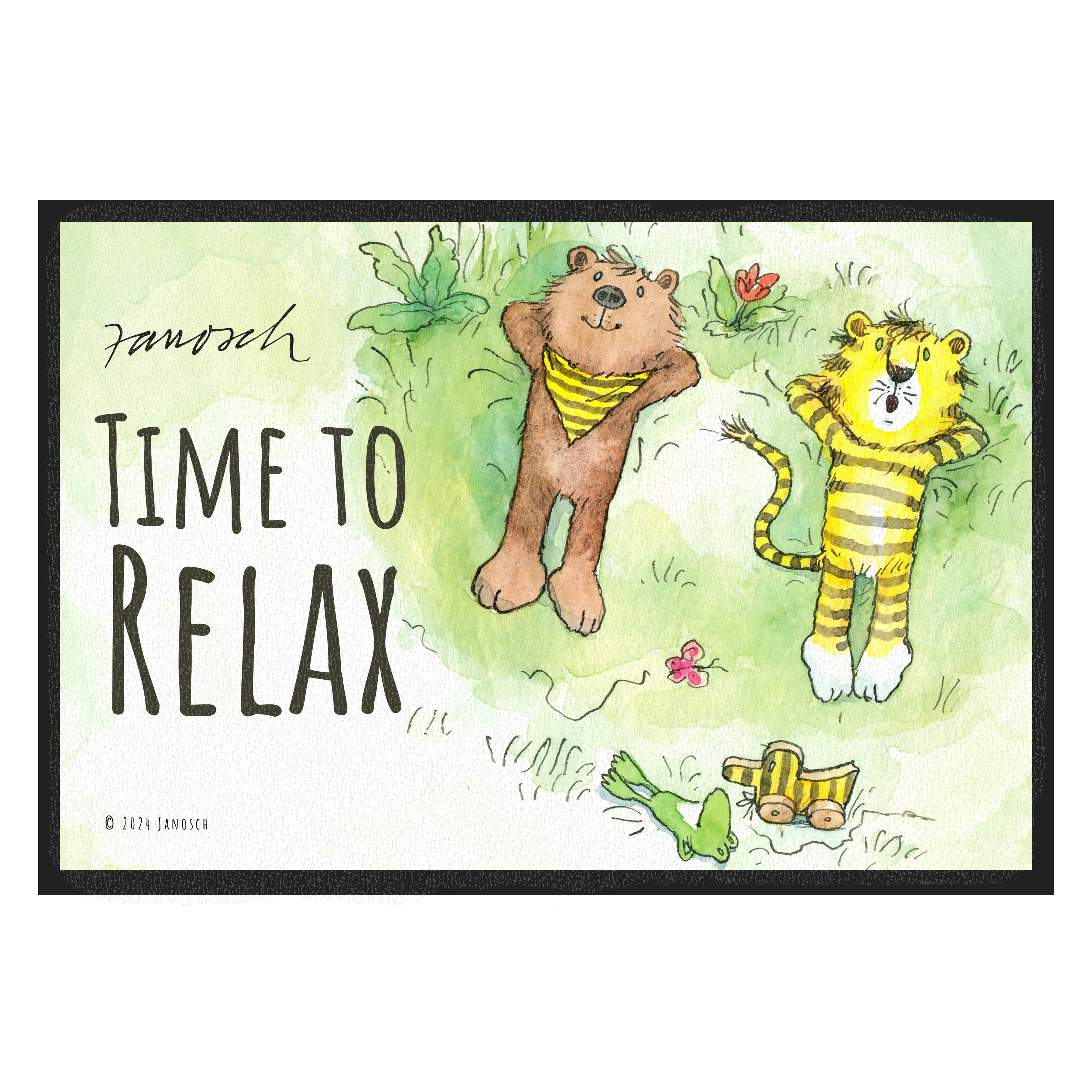Janosch - Time to Relax - Fußmatte