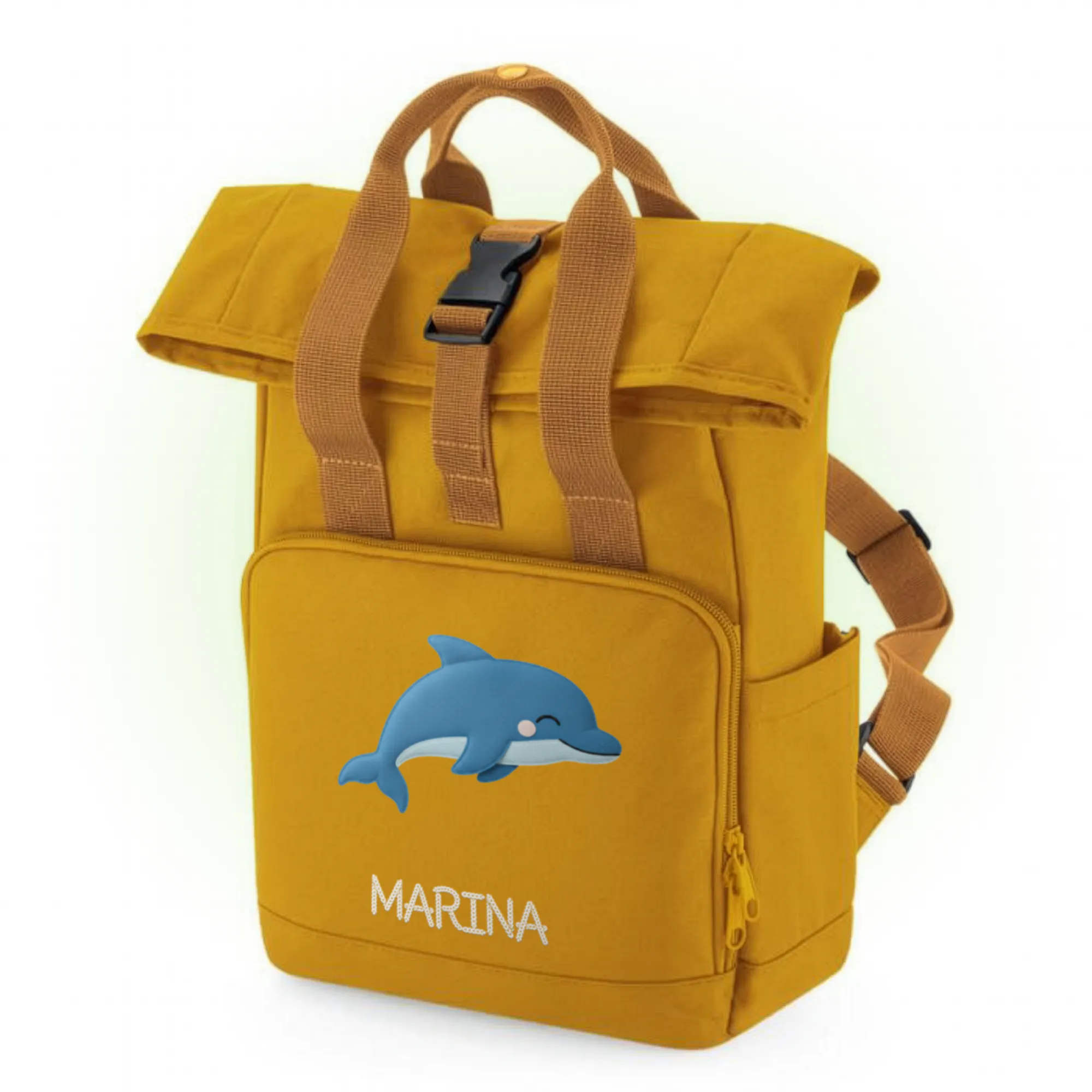 Schlummer Rucksack - Delfin - Mit Namen personalisierbar