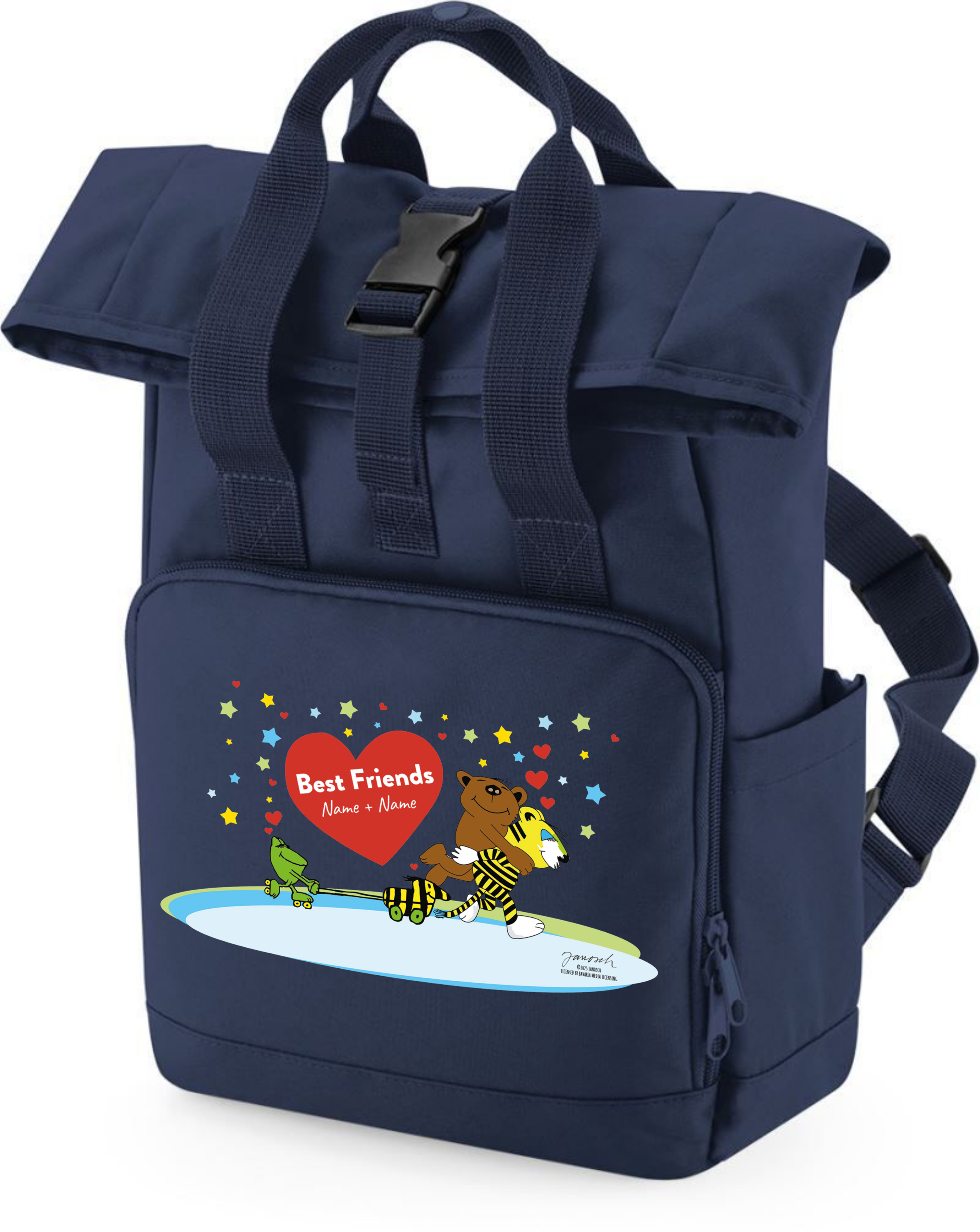 Janosch - Best friends - Rucksack - Navy Blau
