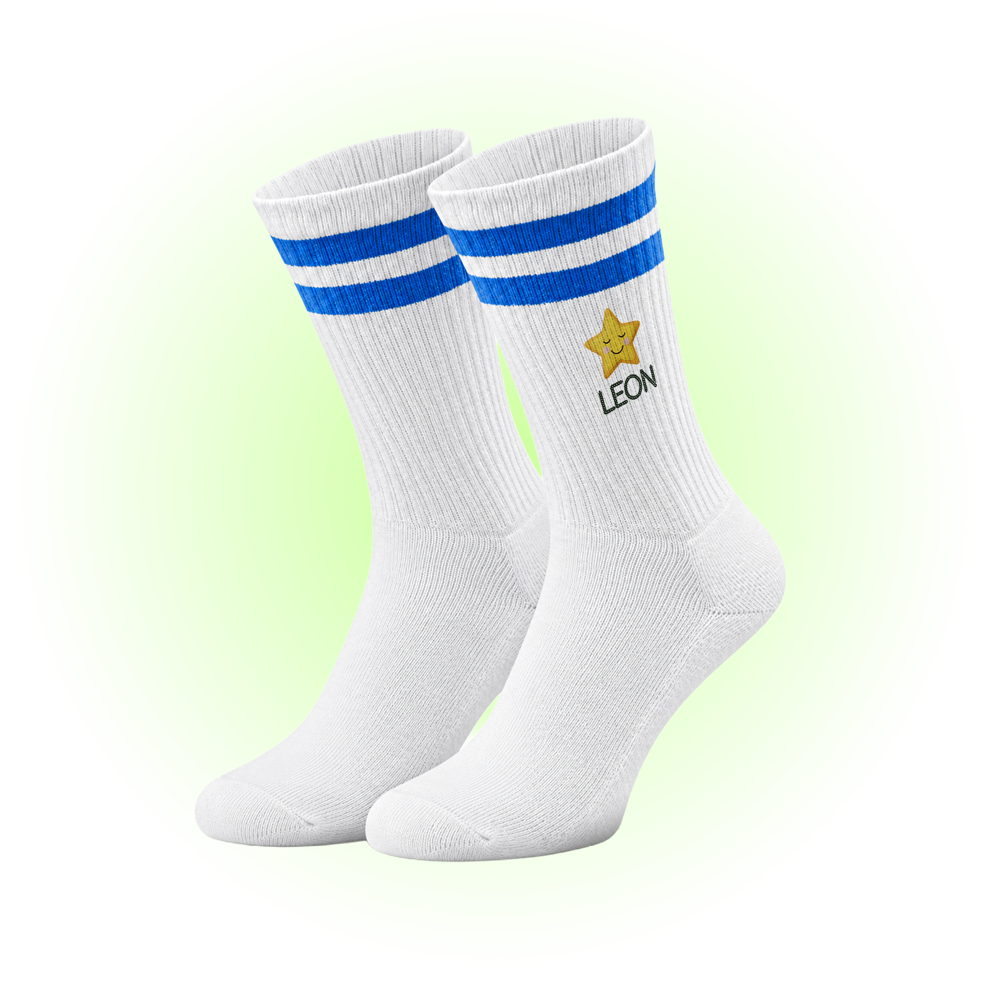 Schlummer Socke - Stern - Personalisiert mit Namen
