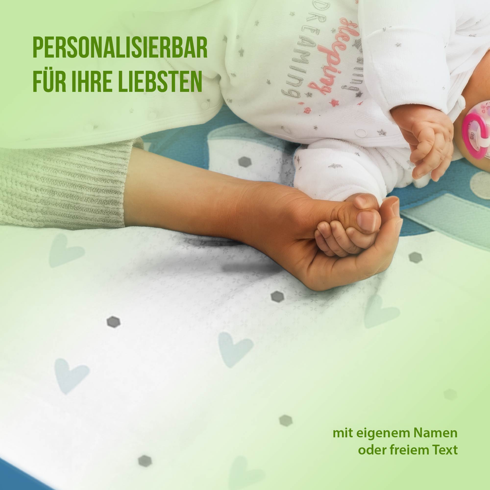 Kuscheldecke - Schlummer-Delfin - Mit Namen personalisierbar