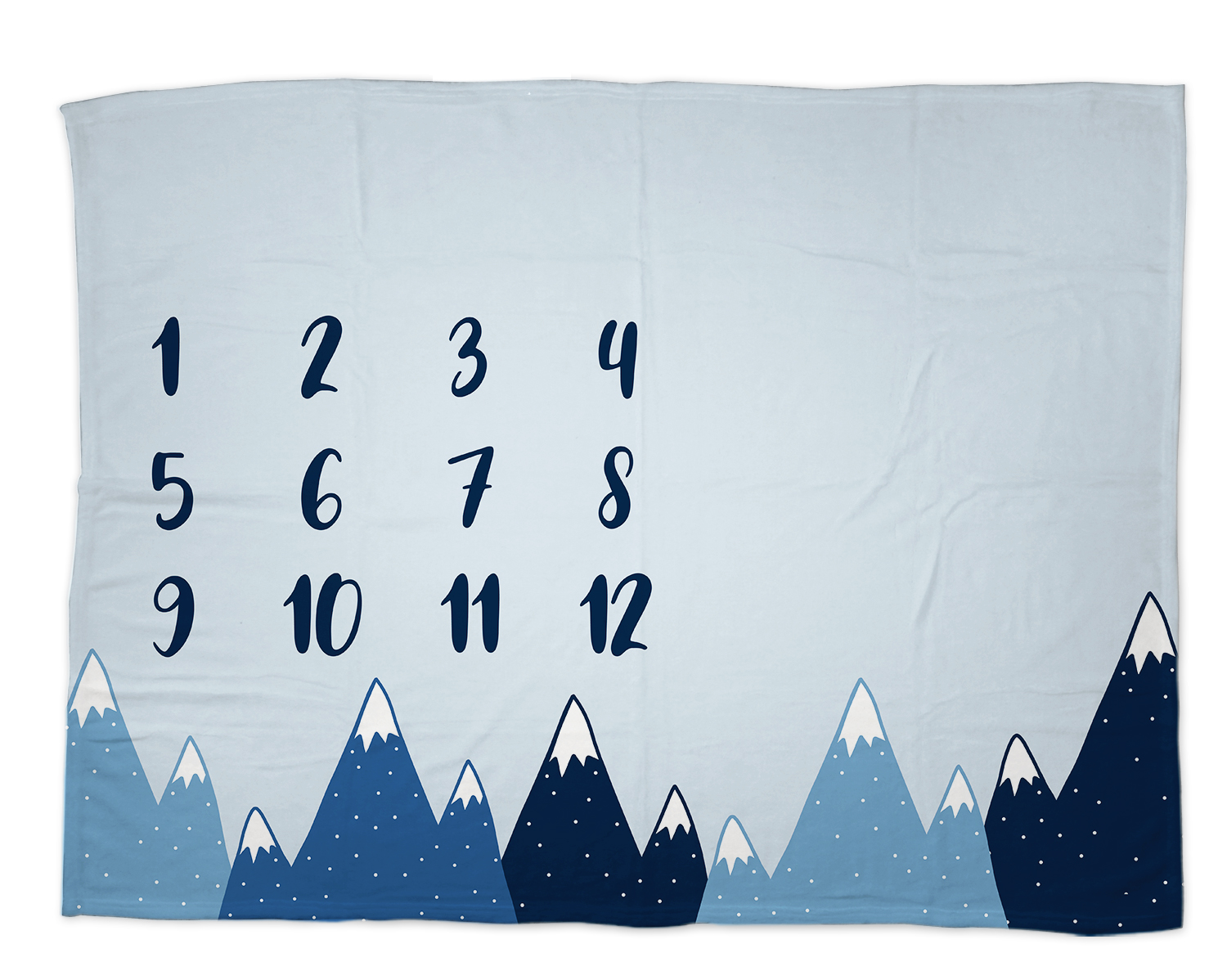 Scandinavian style - Monatsdecke mit Namen