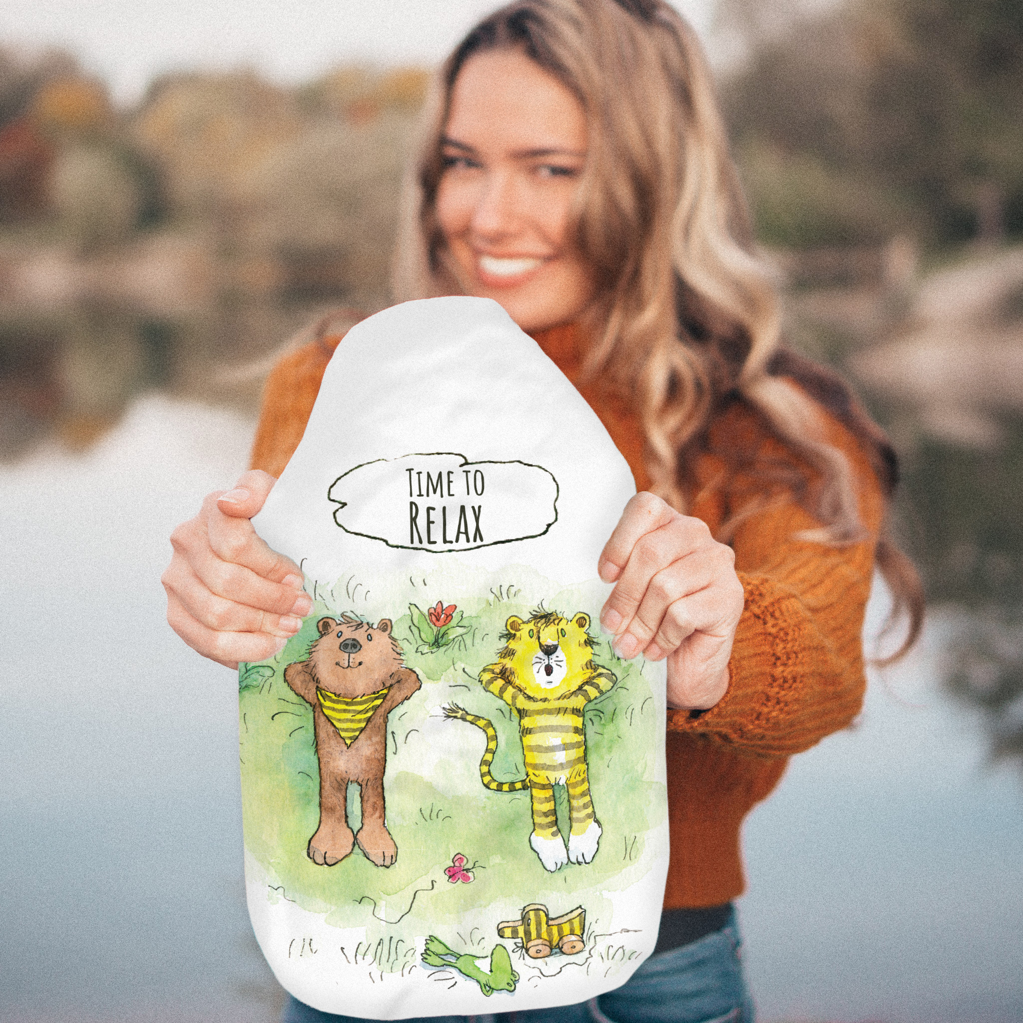 Janosch - Time to relax - Wärmflasche