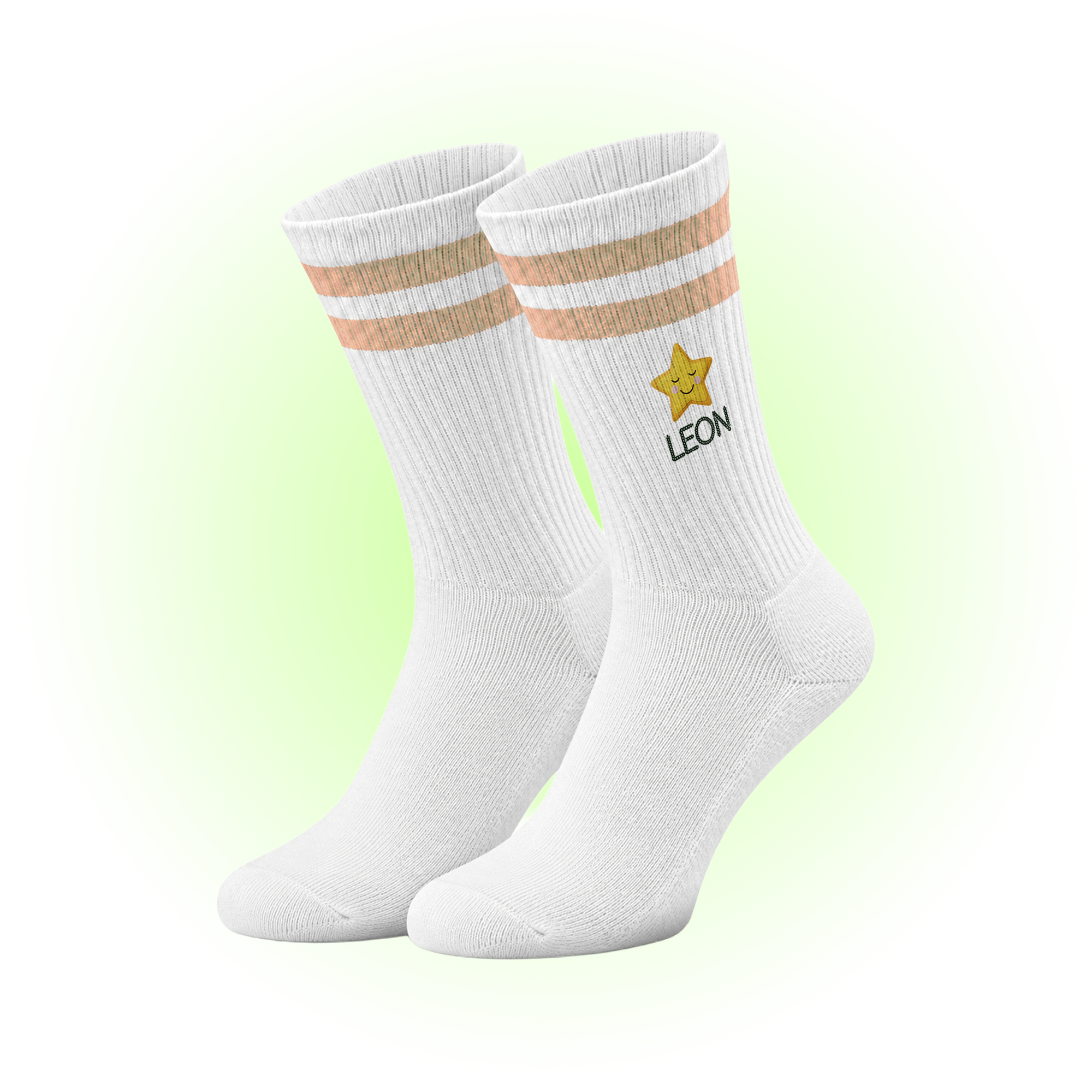 Schlummer Socke - Stern - Personalisiert mit Namen
