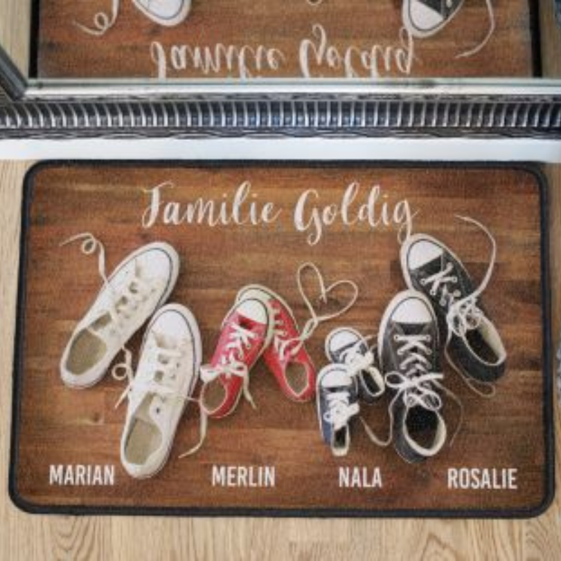 Fussmatte mit Trittrand