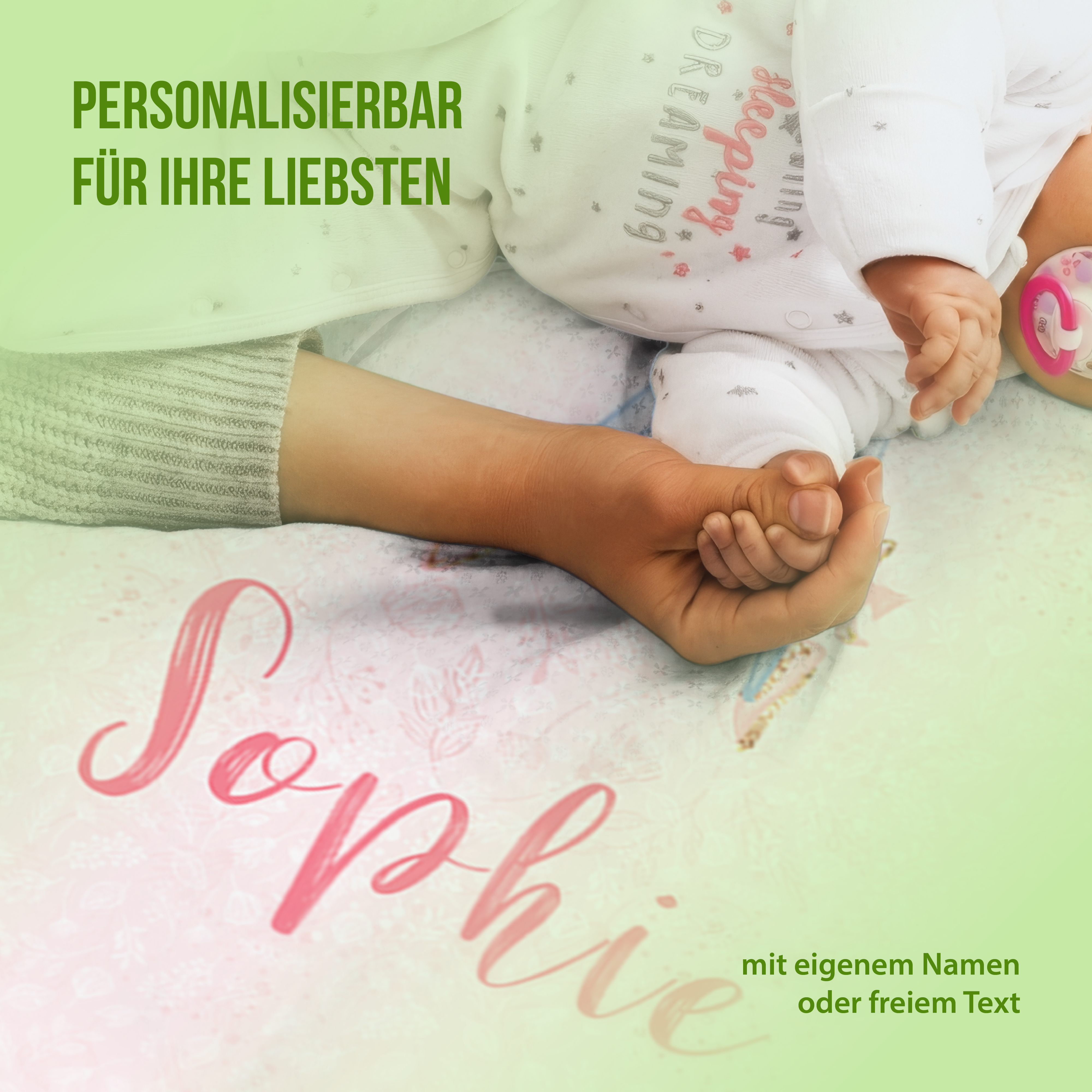Kuscheldecke - Ballerina - Mit Namen oder Text personalisierbar