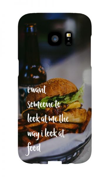 Samsung Galaxy S7 Edge 3D-Case (glossy) Gibilicious Design The way I look at food von swook! - switch your look