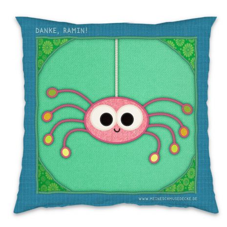 Cushion with spider
