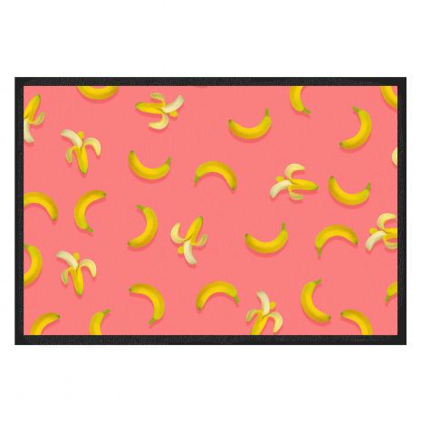 Banane - Fussmatte mit Namen