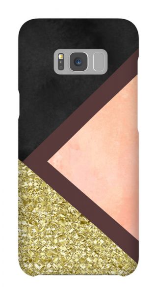 Samsung Galaxy S8 Plus 3D-Case (glossy) Gibilicious Design Sparkling traingles von swook! - switch your look