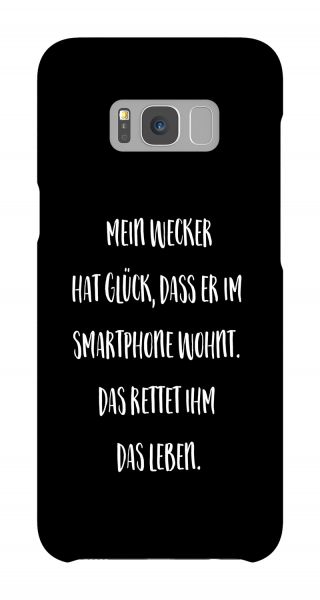 Samsung Galaxy S8 Plus 3D-Case (glossy) Gibilicious Design Mein Wecker hat Glueck von swook! - switch your look