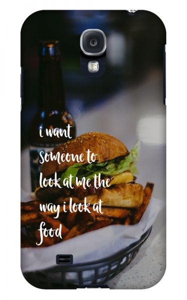 Samsung Galaxy S4 3D-Case (glossy) Gibilicious Design The way I look at food von swook! - switch your look