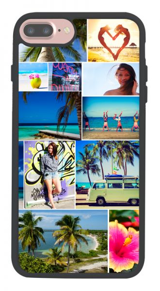 iPhone 7 Plus 2D-Handyhülle (schwarz) selbst gestlaten bei swook!