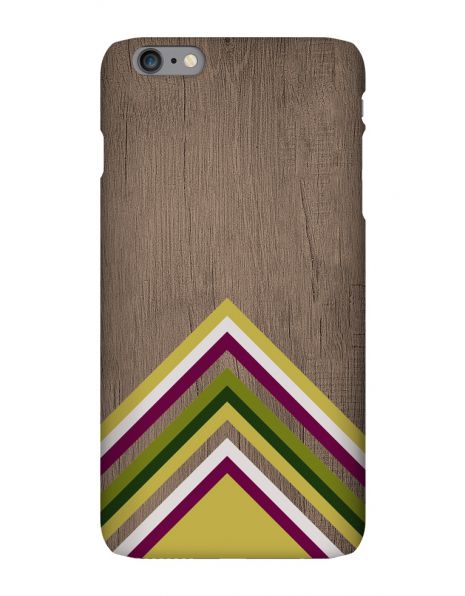 Apple iPhone 6s Plus 3D-Case (glossy) Gibilicious Design Yellow pattern wood von swook! - switch your look