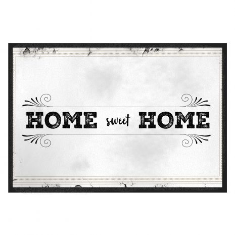 Türmatte mit Familiennamen - Home sweet home
