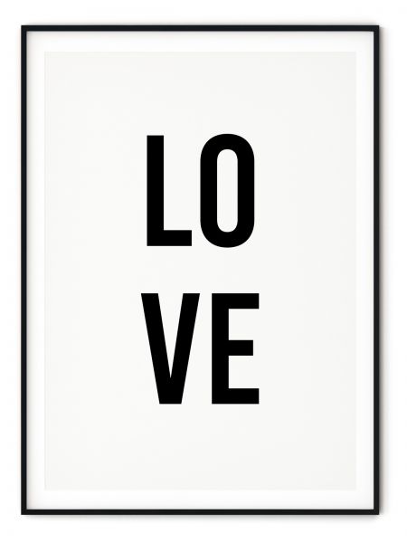 Love - Poster mit Namen